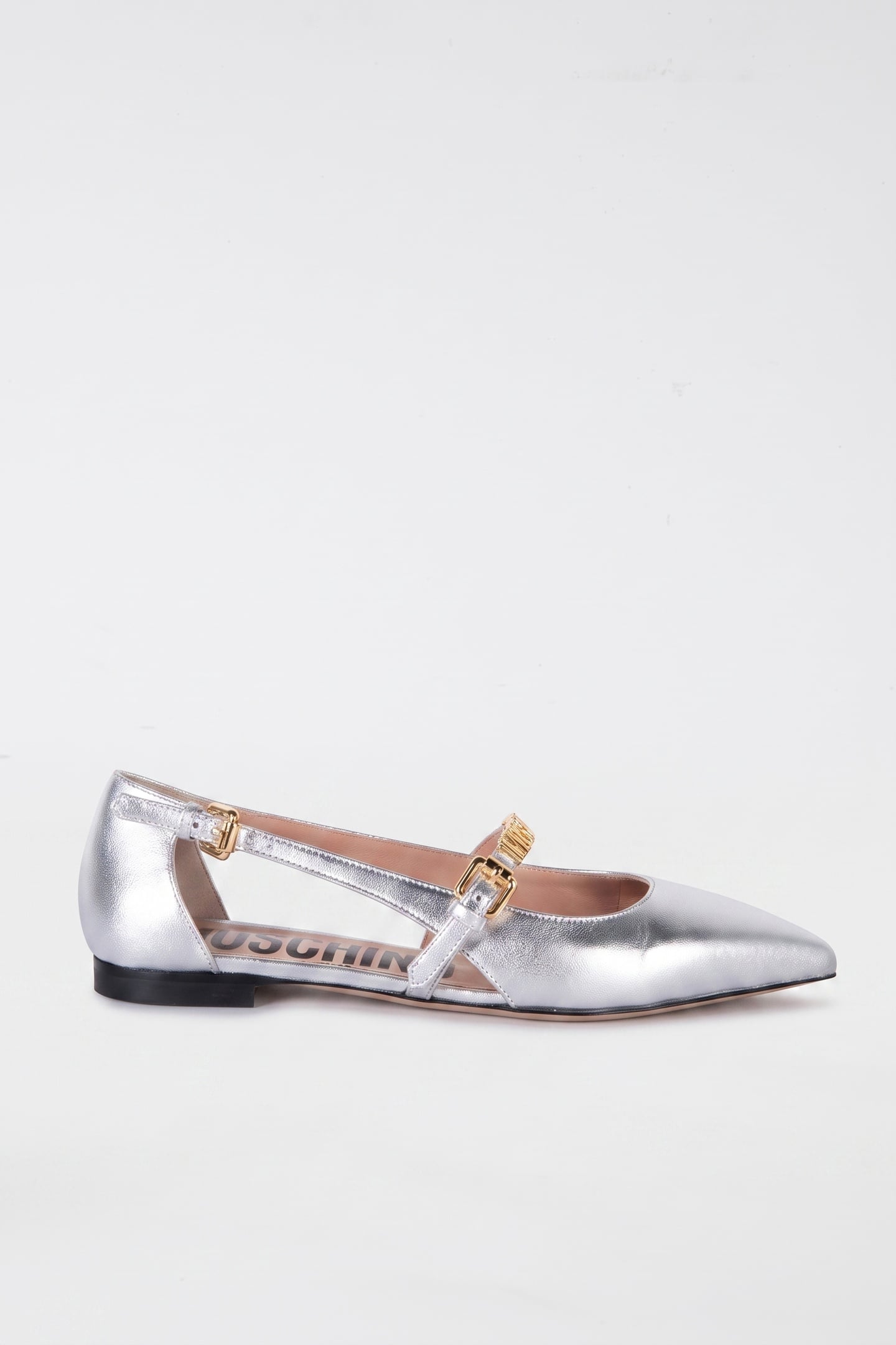 GOATSKIN BALLERINA SILVER 1