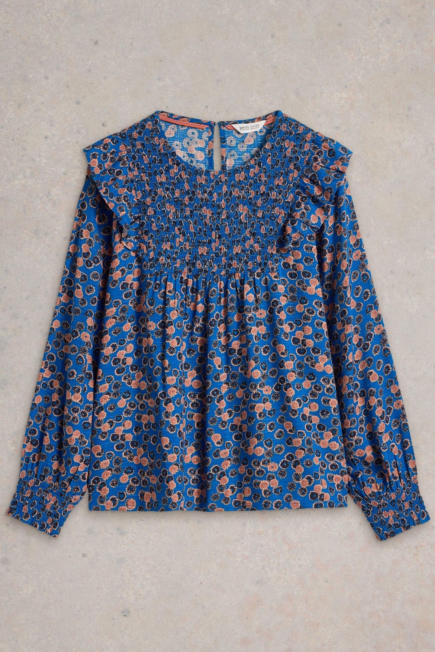 SYLVIE TOP BLUE PRINT 4