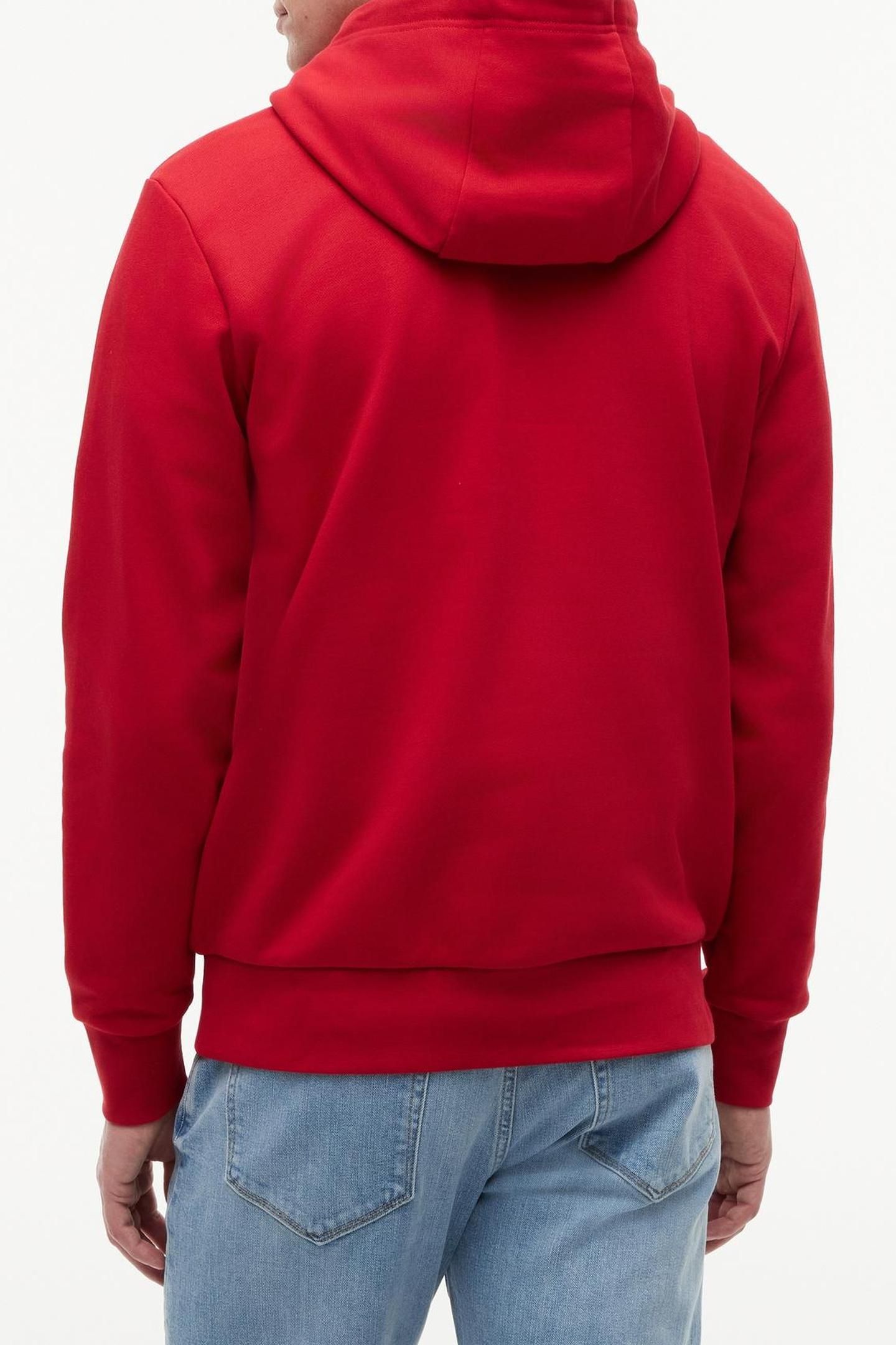 SCRIPT FLAG HOODIE MEDIUM RED 2
