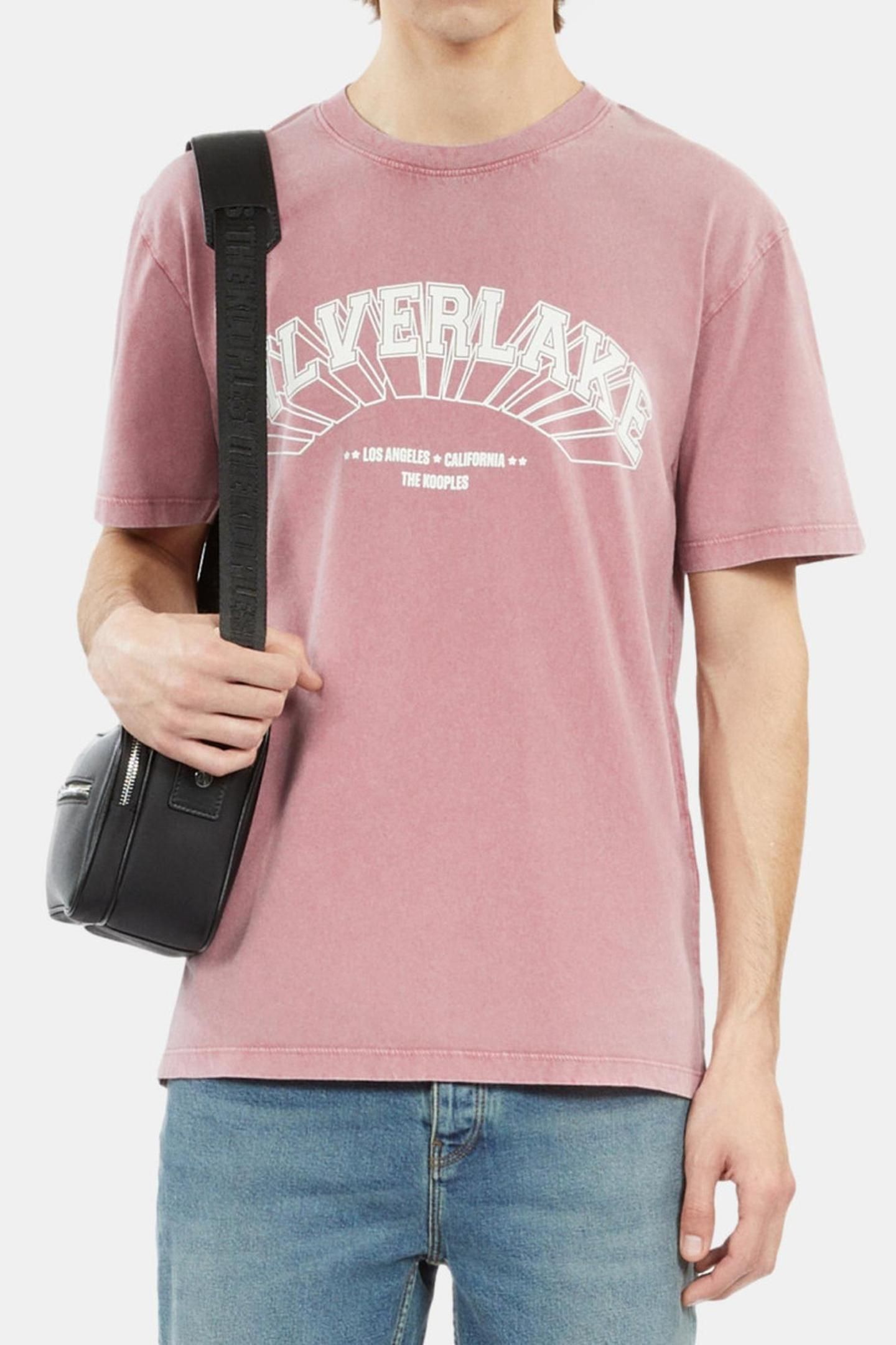 SHORT-SLEEVED T-SHIRT WITH PRINT CITY PINK WOOD 2