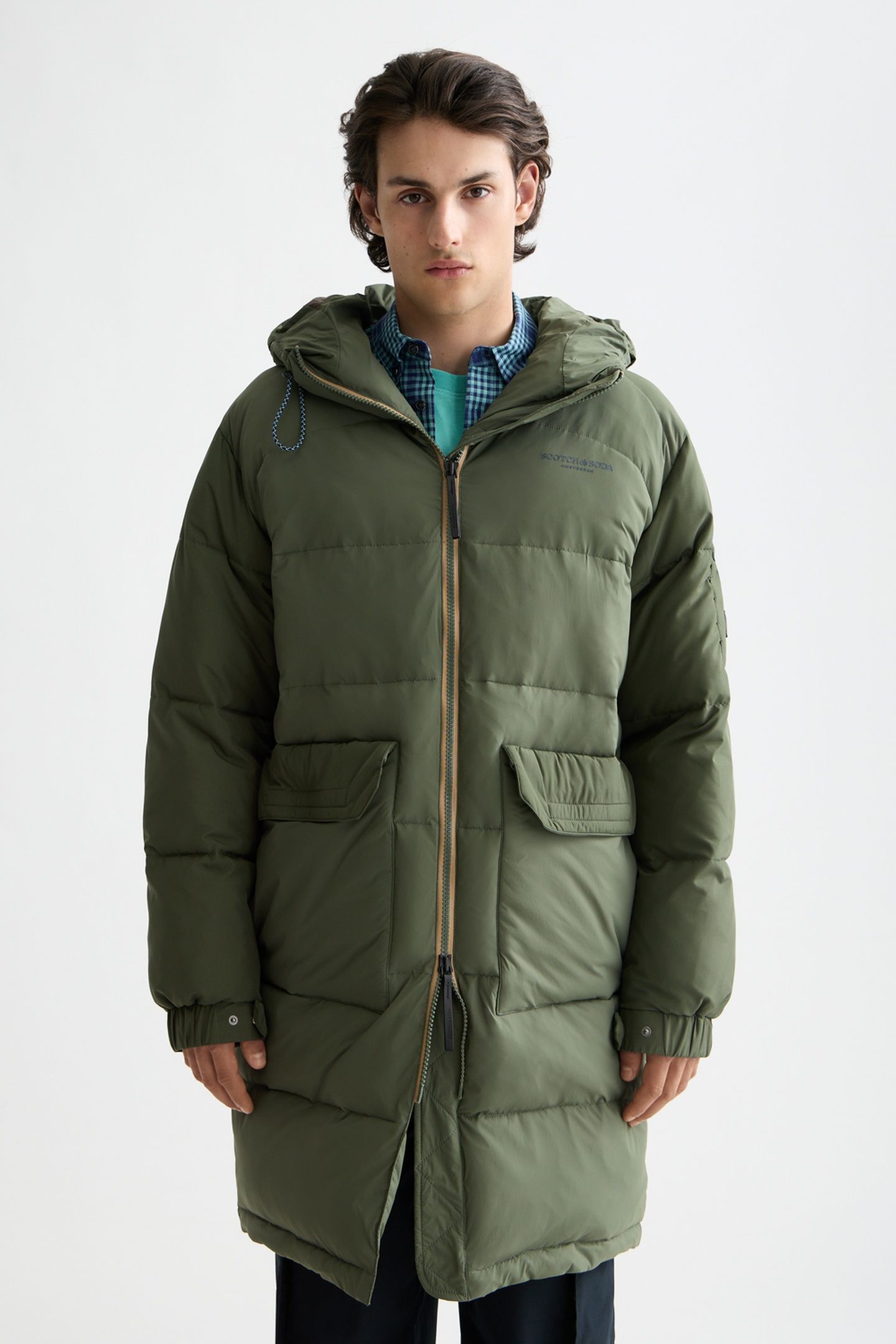 LONG PUFFER JACKET THYME 2