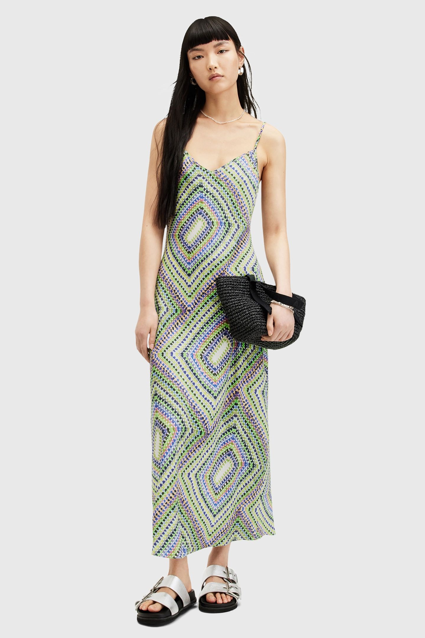 BRYONY LUISA DRESS ELECTRIC PURPLE 2