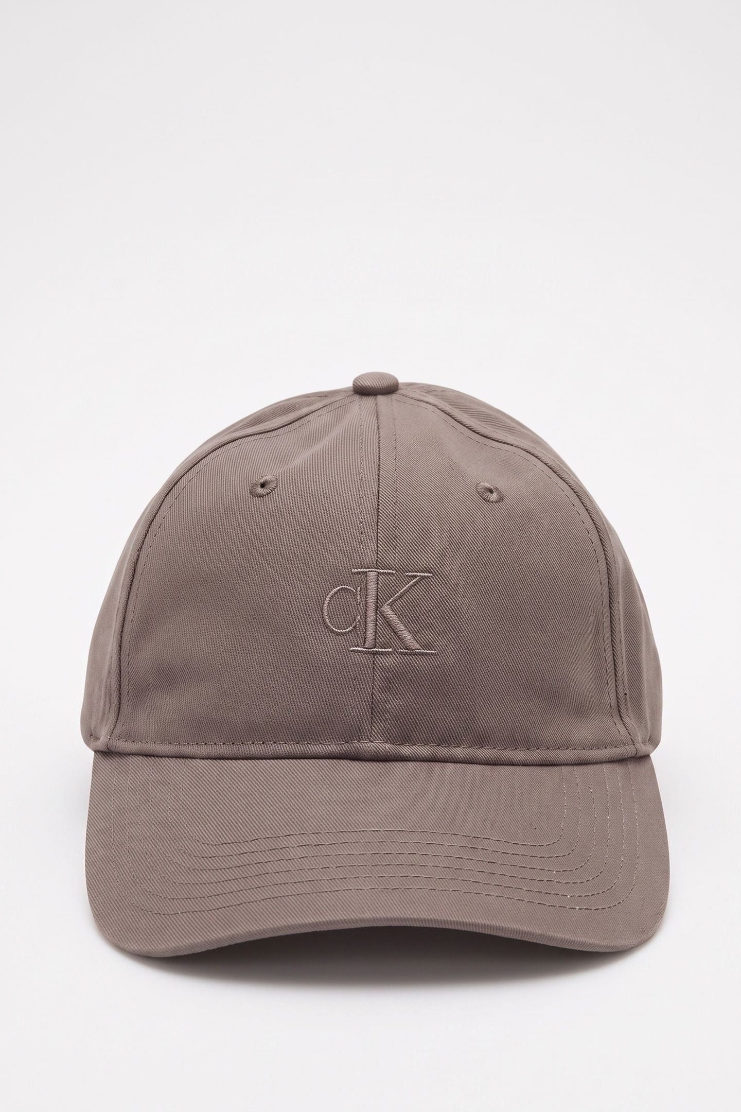 MONOGRAM EMBROIDERY CAP CHARCOAL GRAY 1