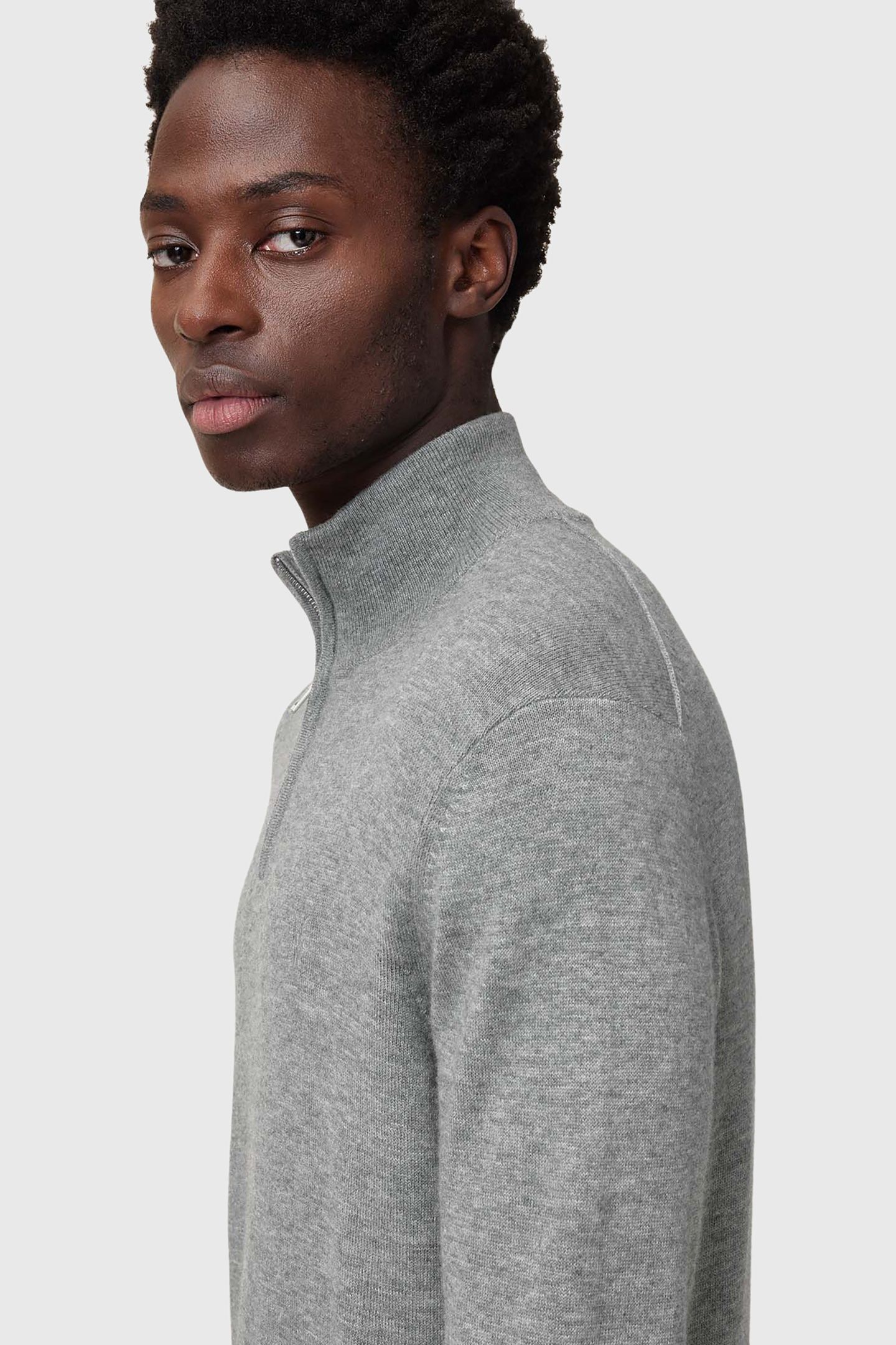 KILBURN ZIP FUNNEL FOSSIL GREY 6