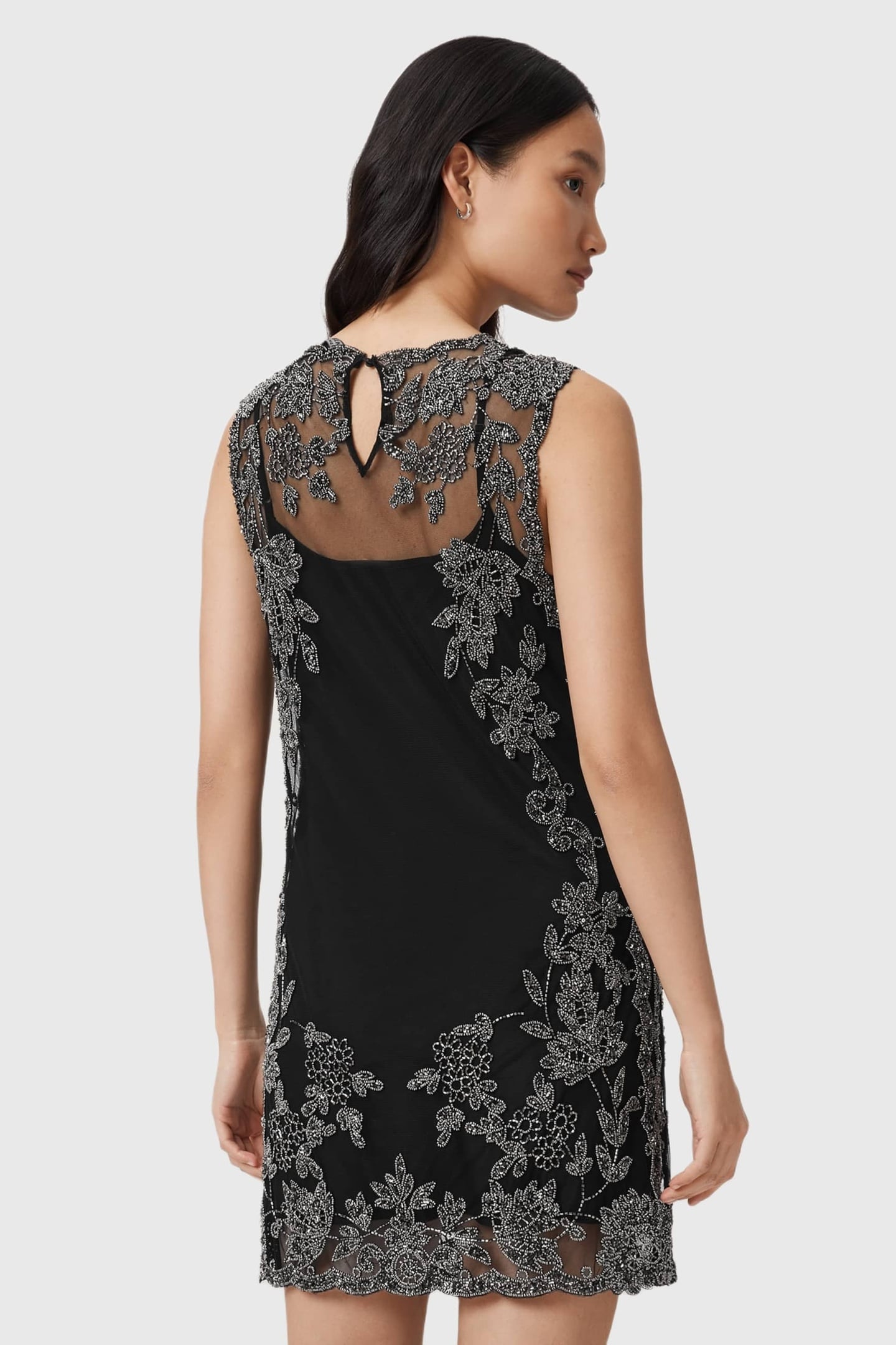 INAYA EMB DRESS BLACK 4