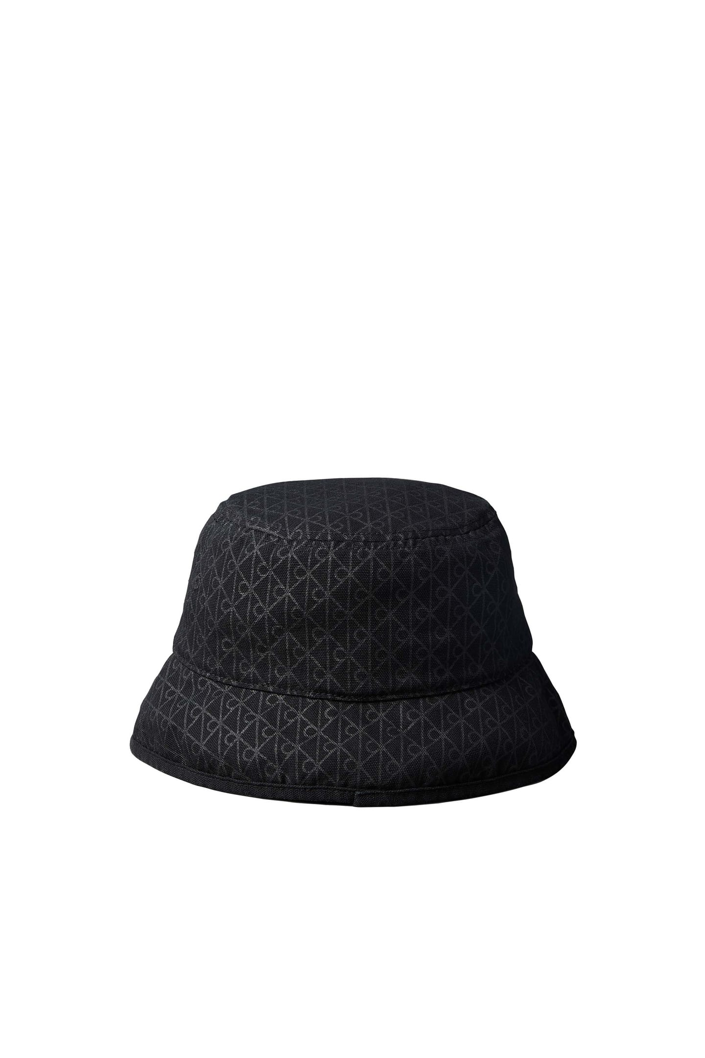 ALL-OVER PRINT WASHED CANVAS BUCKET HAT BLACK 1