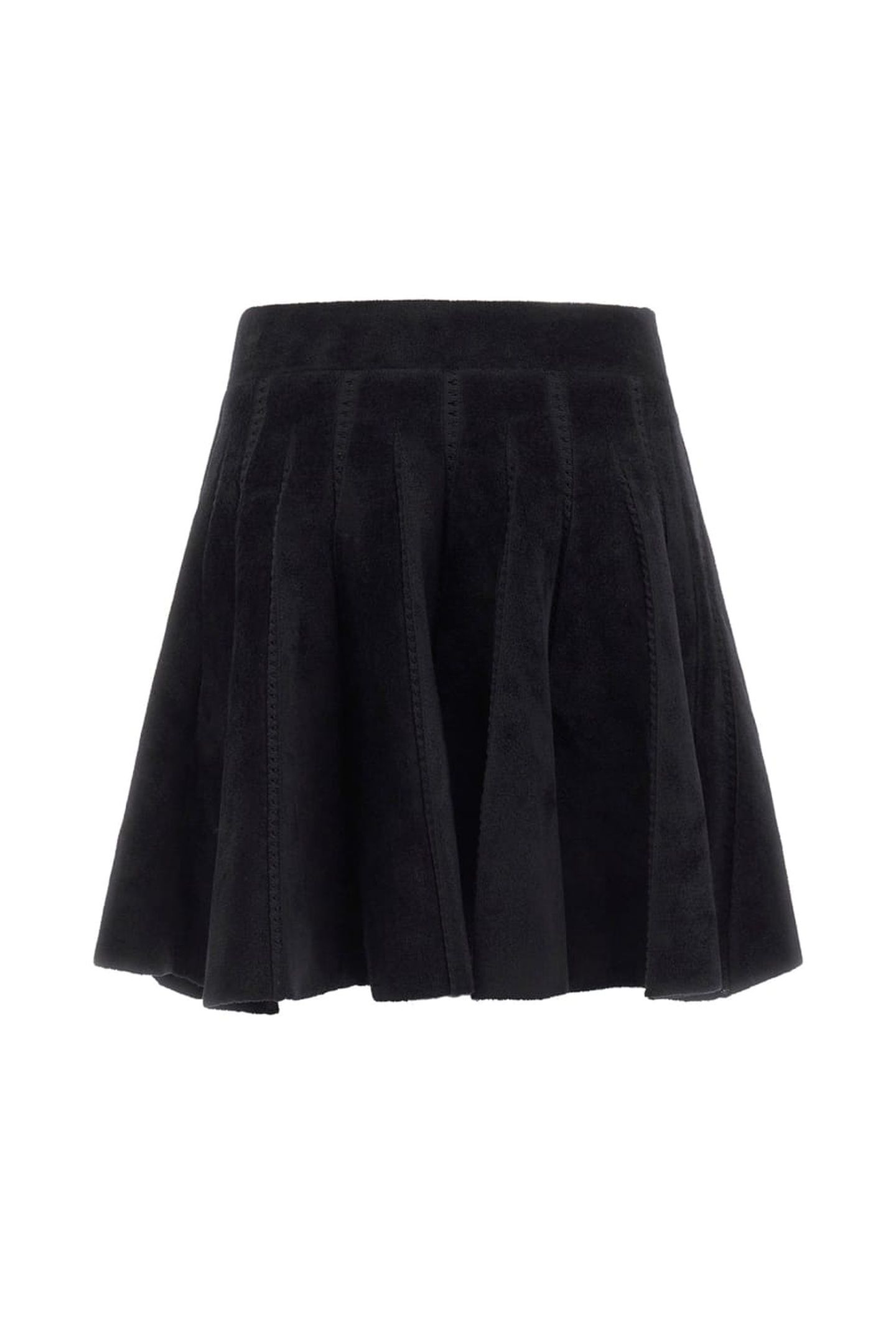 VERANERA FLARE SKIRT JET BLACK A996 4