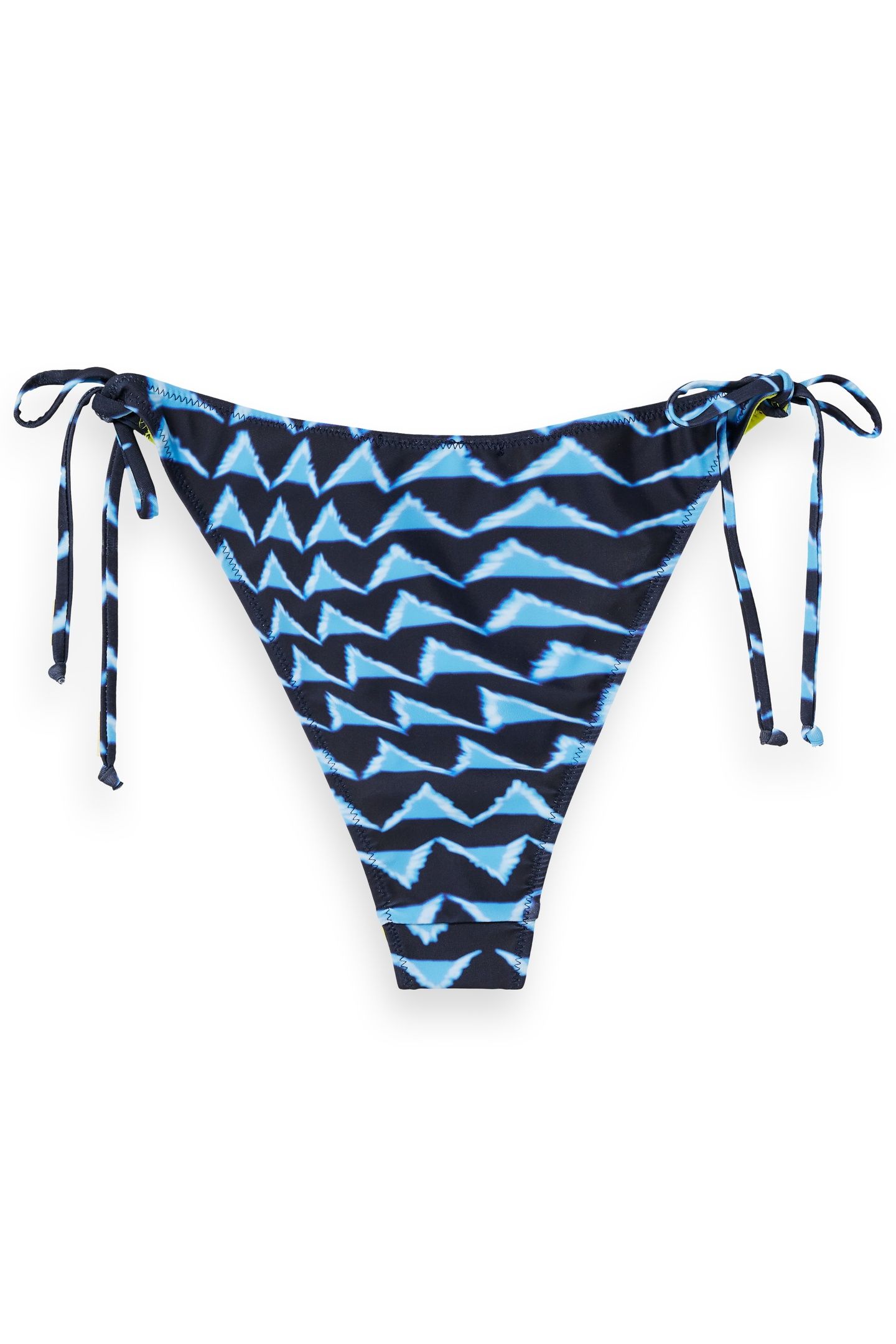REVERSIBLE PRINTED BIKINI BOTTOM HOUSE OF MIRRORS BLUE 4