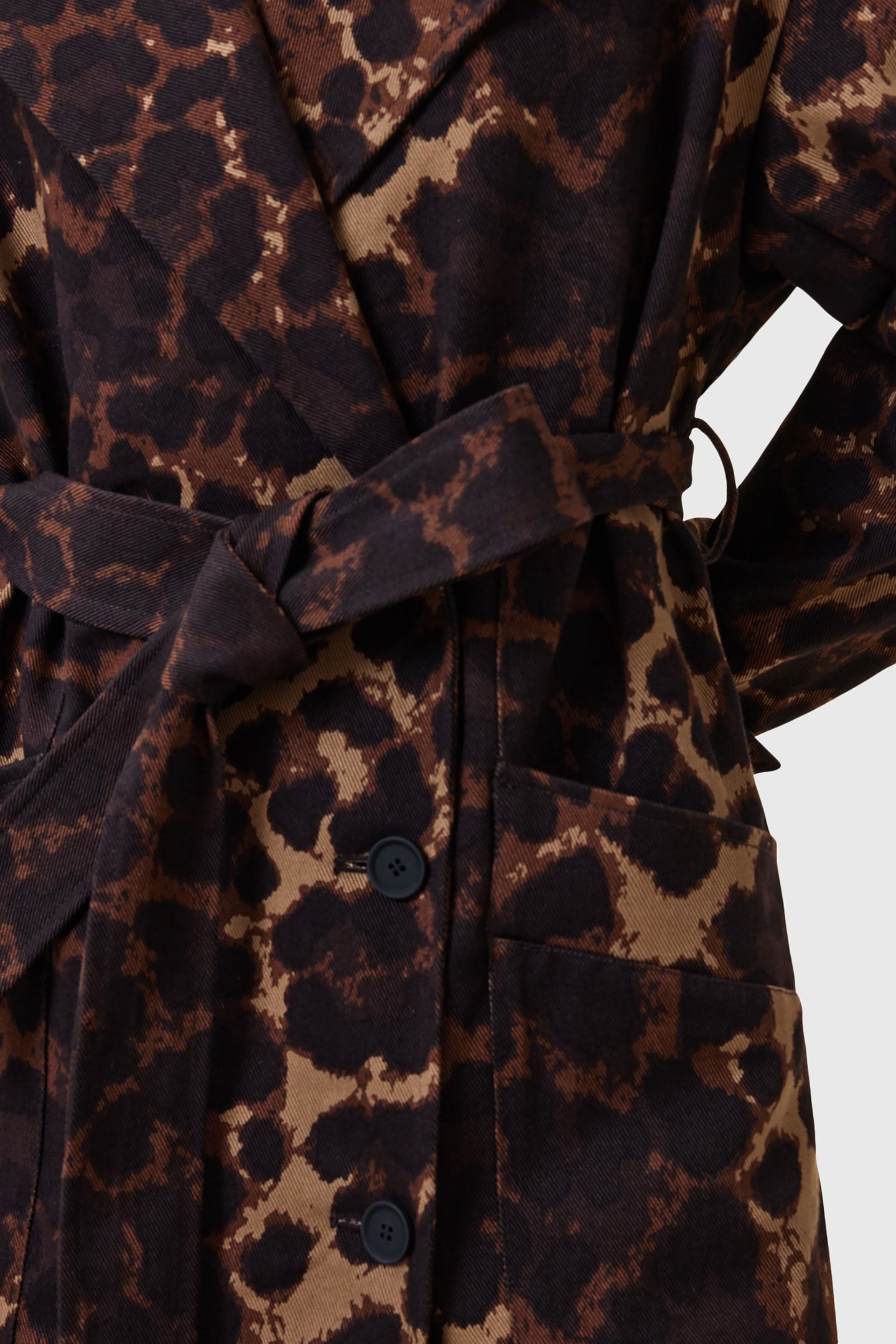 ABEL TRENCH LEOPARD BROWN 9