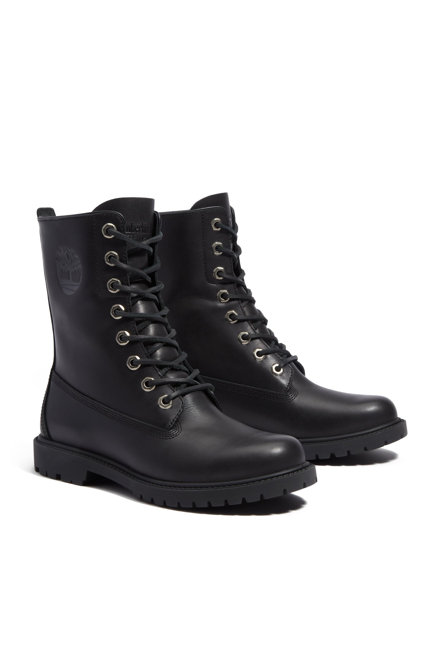 PREMIUM 8 INCH LACE UP WATERPROOF BOOT BLACK FULL GRAIN 3
