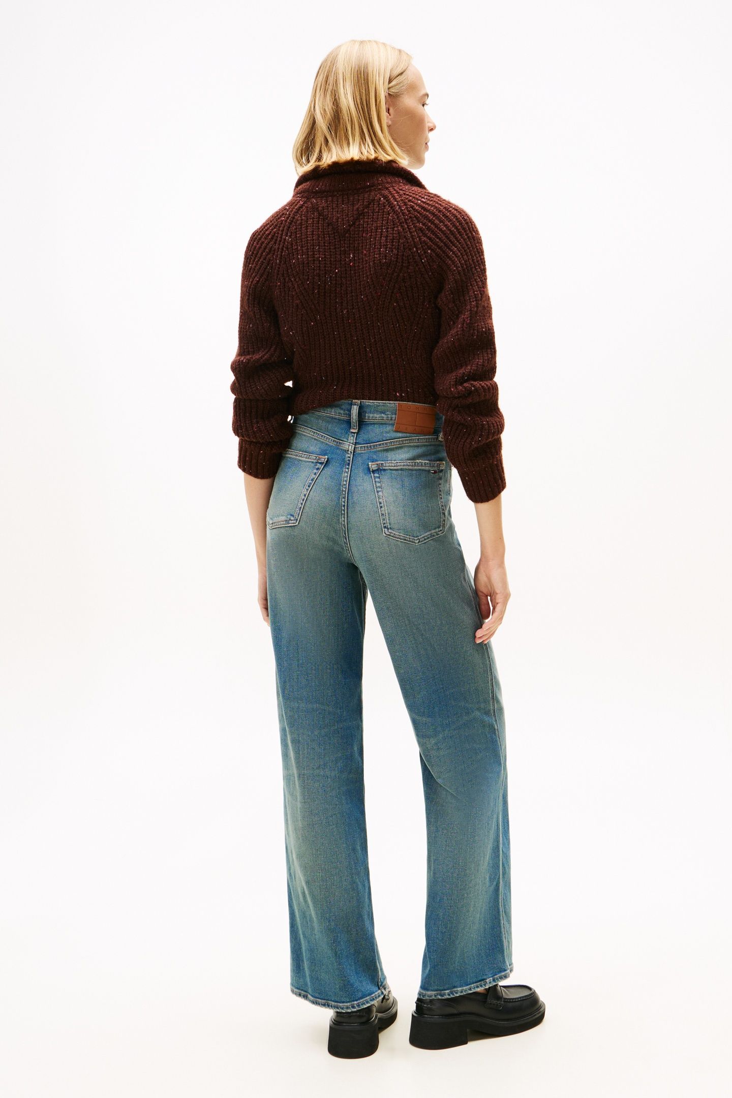 CLAIRE HIGH RISE WIDE LEG DENIM DARK 3
