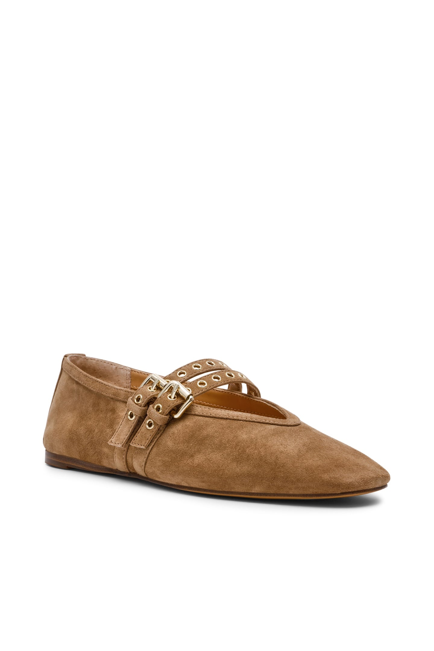 LYDIA FLAT SHOES TAUPE SUEDE 2
