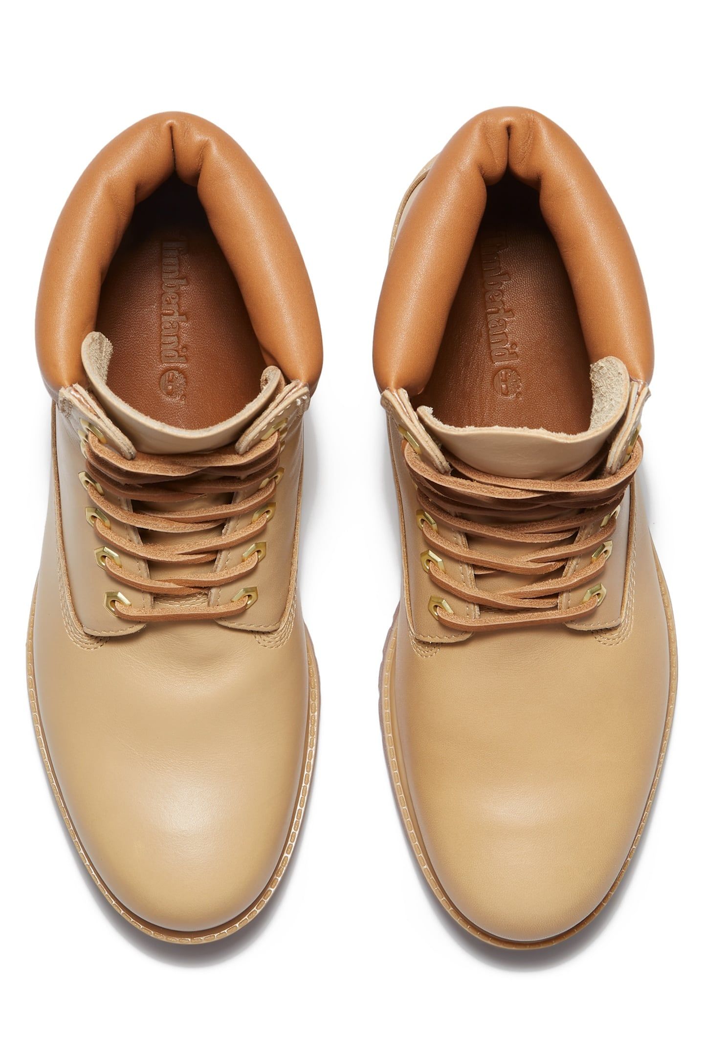 PREMIUM 6 INCH LACE UP WATERPROOF BOOT MEDIUM BEIGE FULL GRA 6