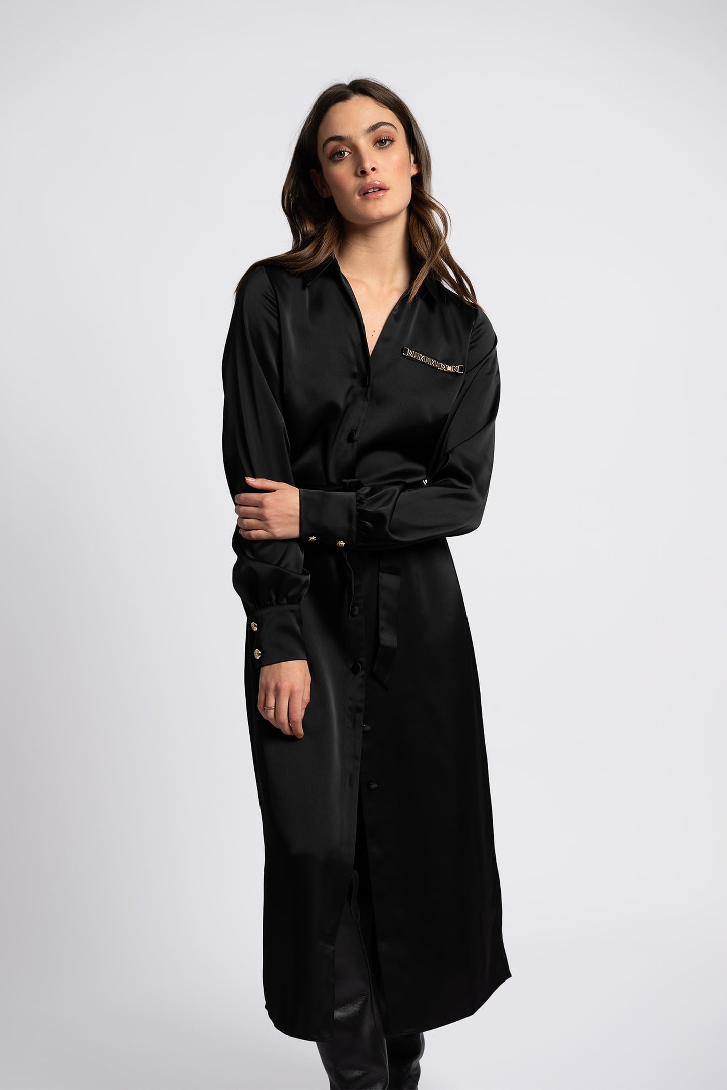 LODI MIDI DRESS BLACK 1