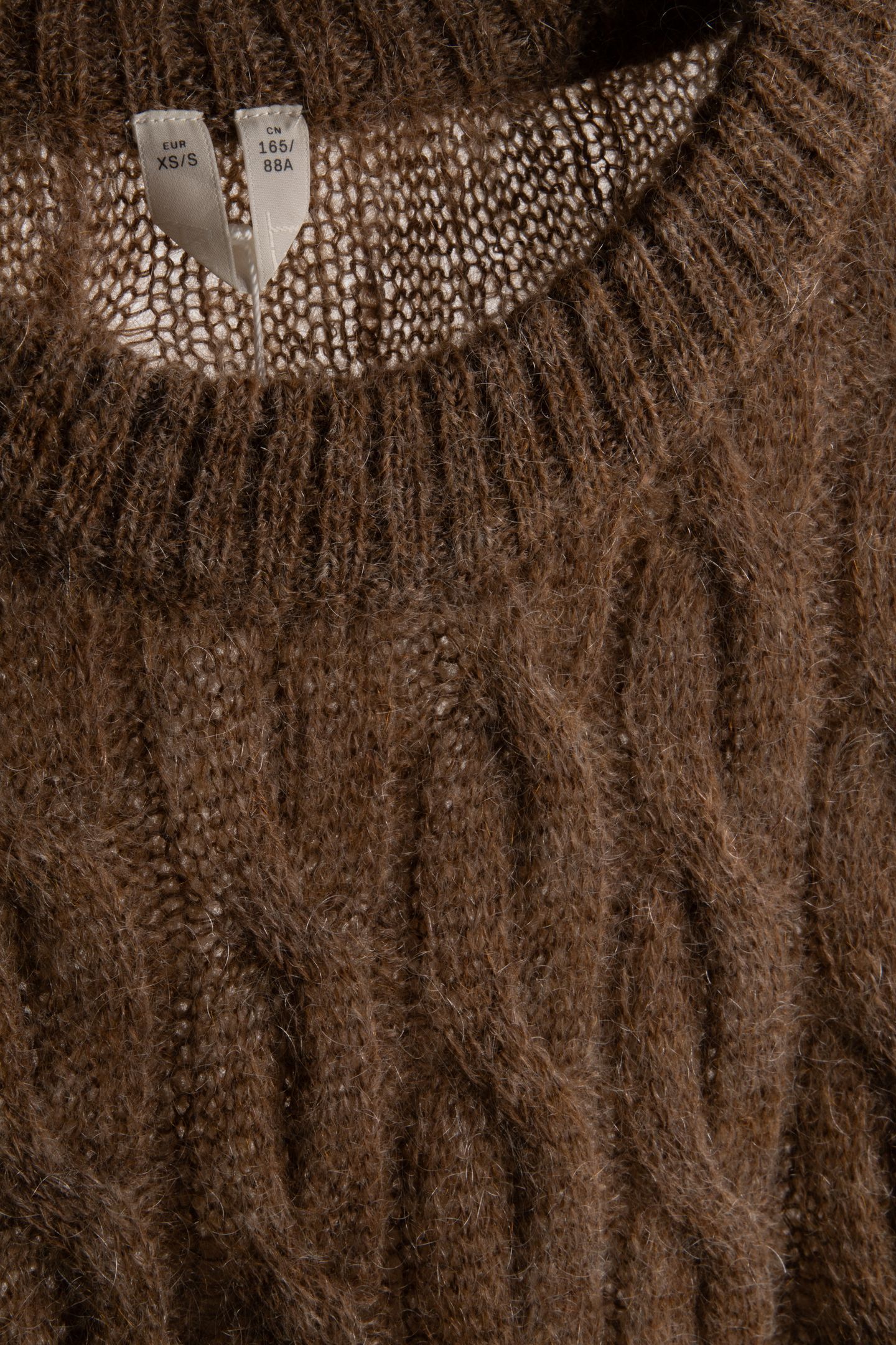 STRAUSS CABLE SWEATER BEIGE 4