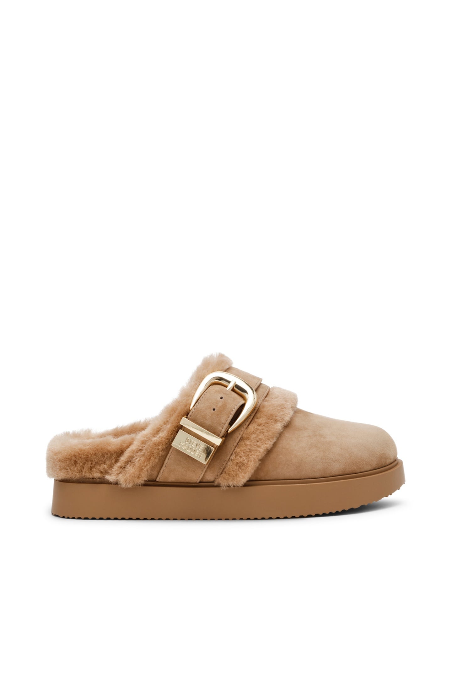 COZY UP MULES TAN SUEDE 1