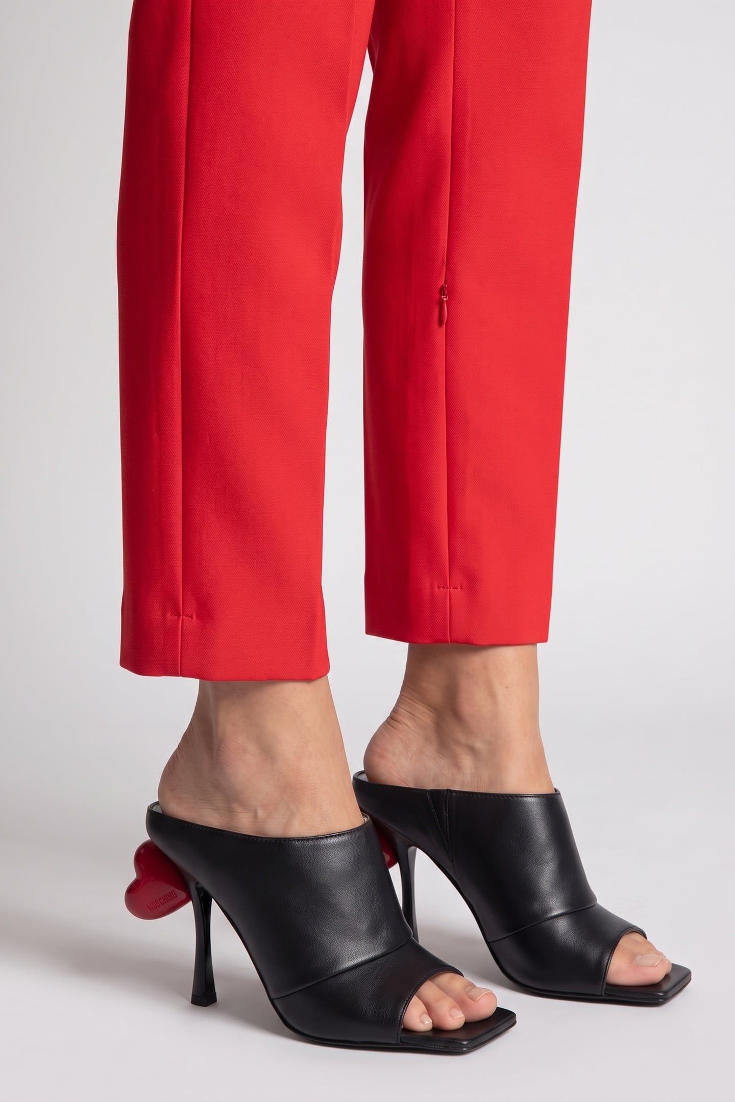 GOATSKIN MULES BLACK 3