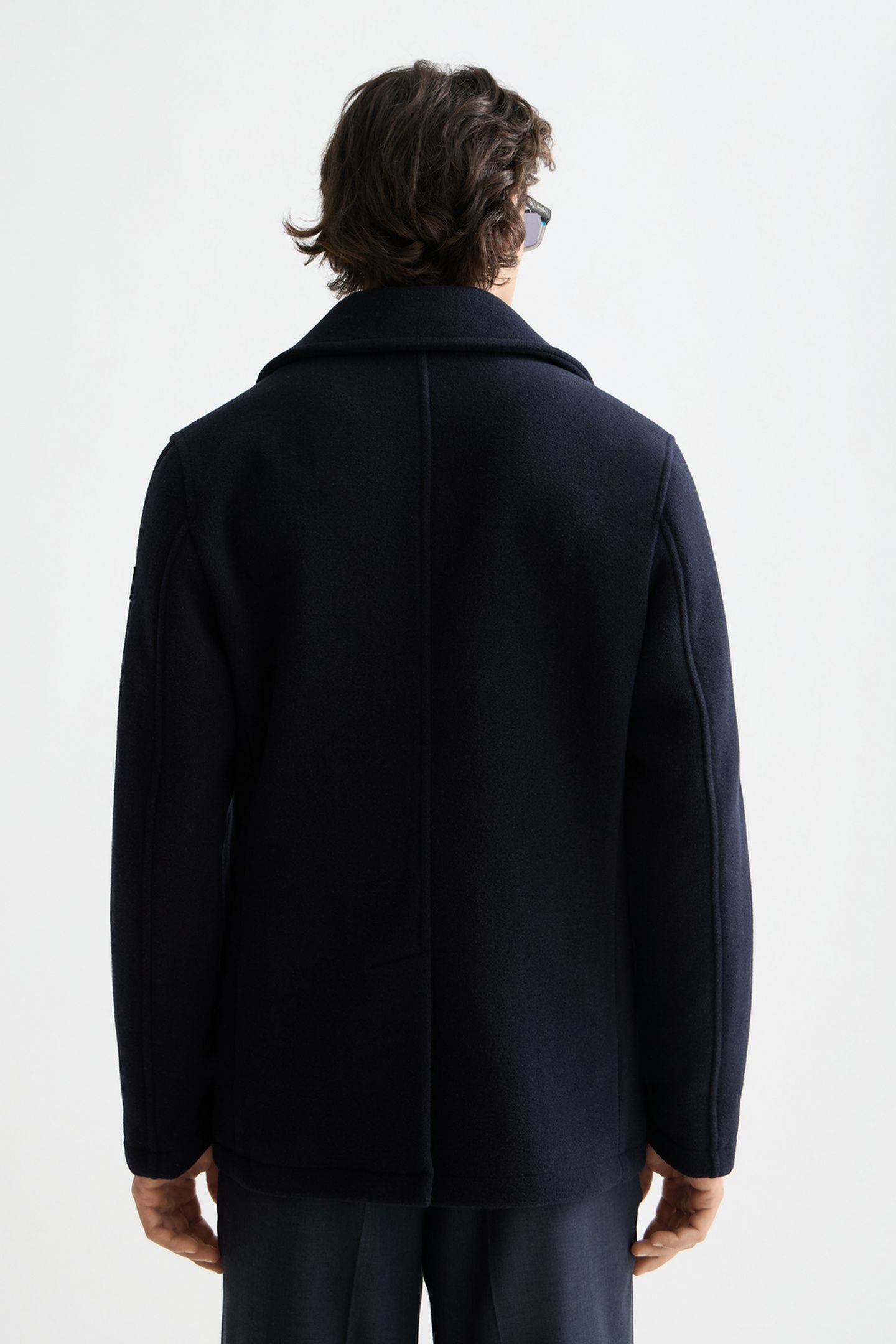 WOOL BLEND PEACOAT PEACOAT 3