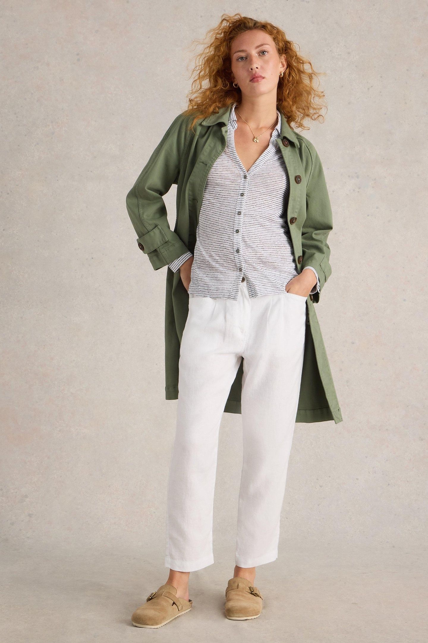 CHARLIE LINEN SHIRT WHITE MULTI 2