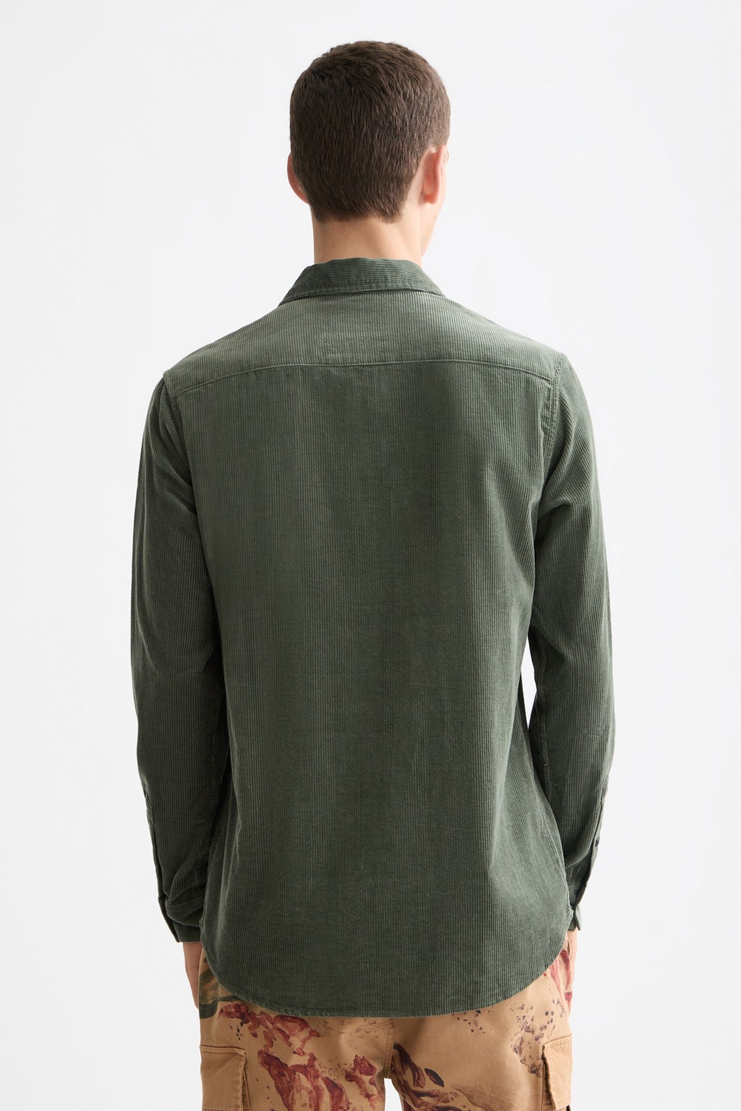 REGULAR-FIT CORDUROY SHIRT THYME 3