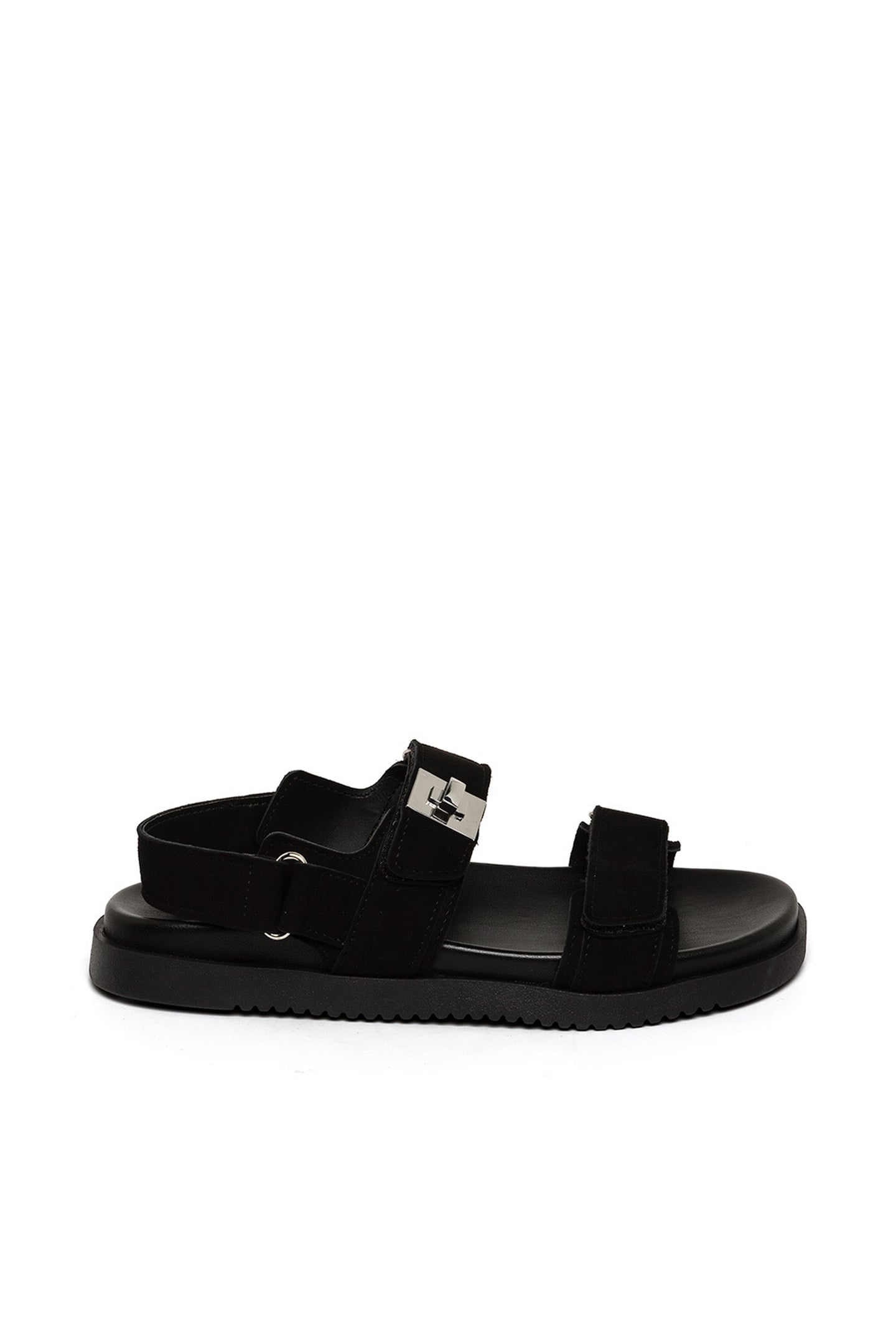 MONA-E SANDALS BLACK SUEDE 1