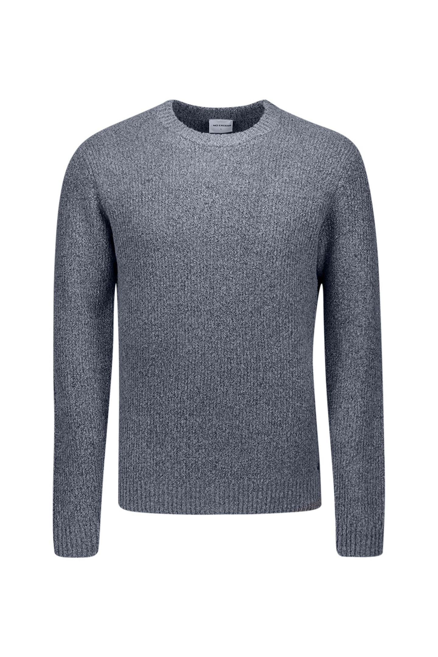 PULLOVER CREWNECK SOFT WOOLBLEND WASHED BLUE 1