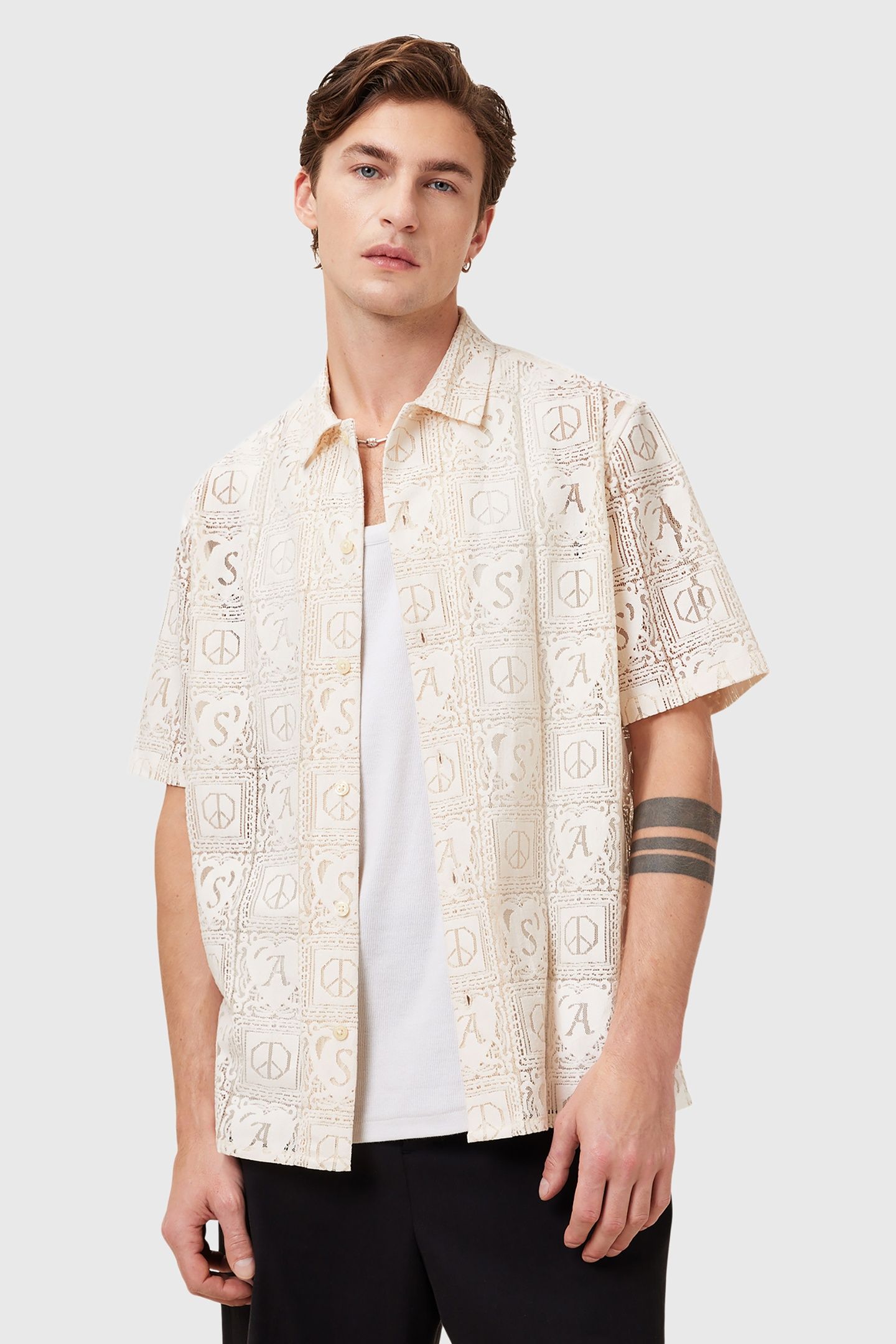 NETLEY SS SHIRT JETSTREAM WHITE 3
