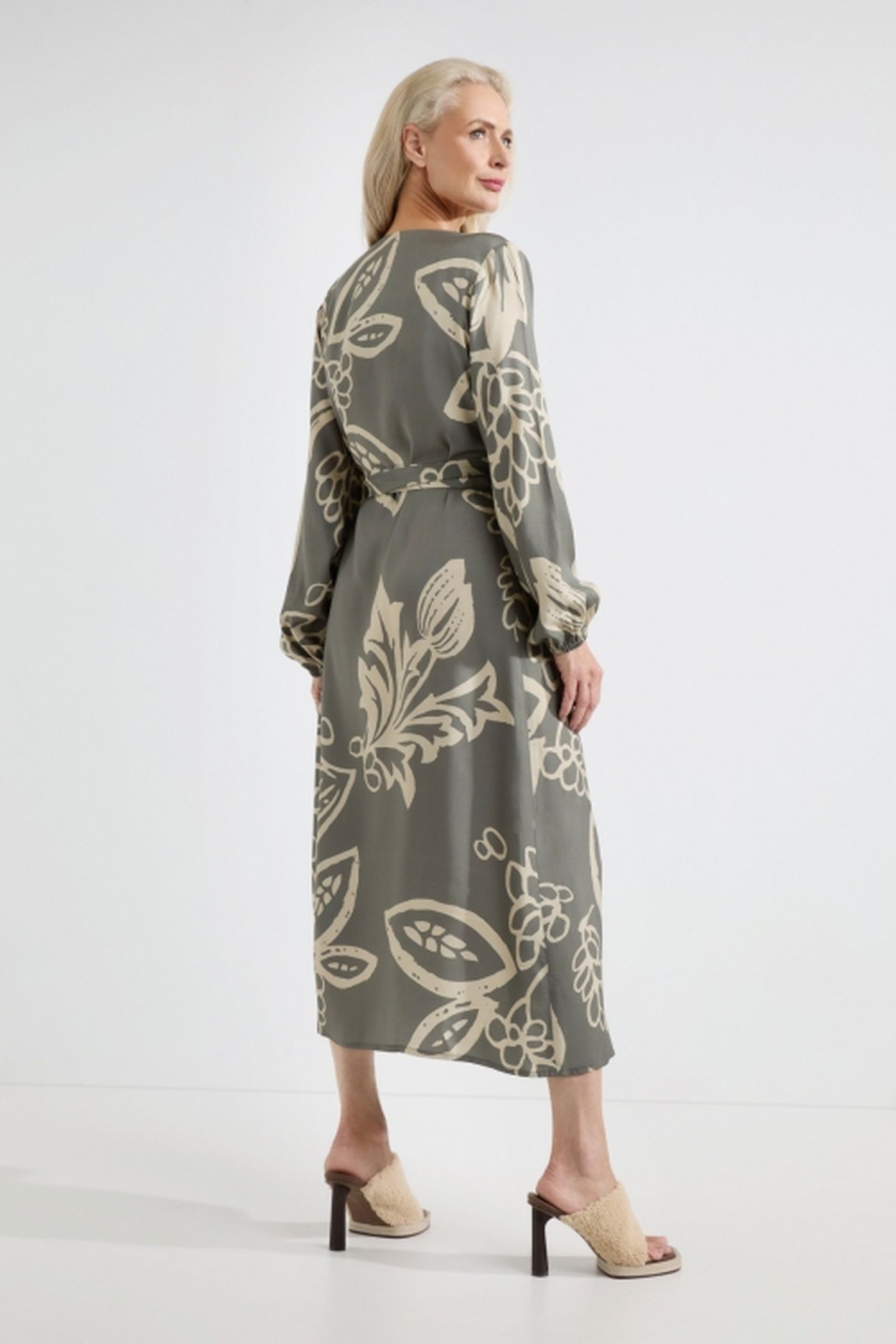 ALISE DRESS PESTO PRINT 3