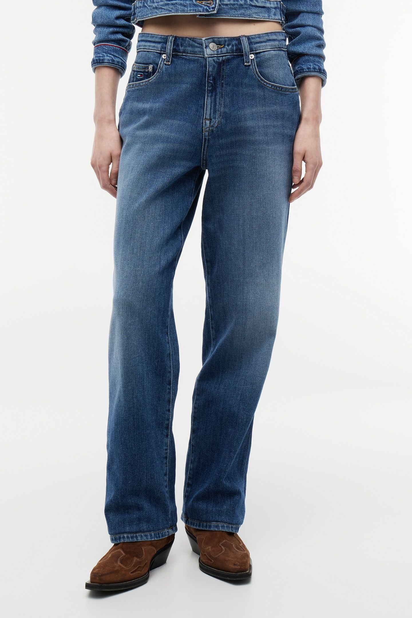 KIRA SLIM STRAIGHT DENIM MEDIUM 2