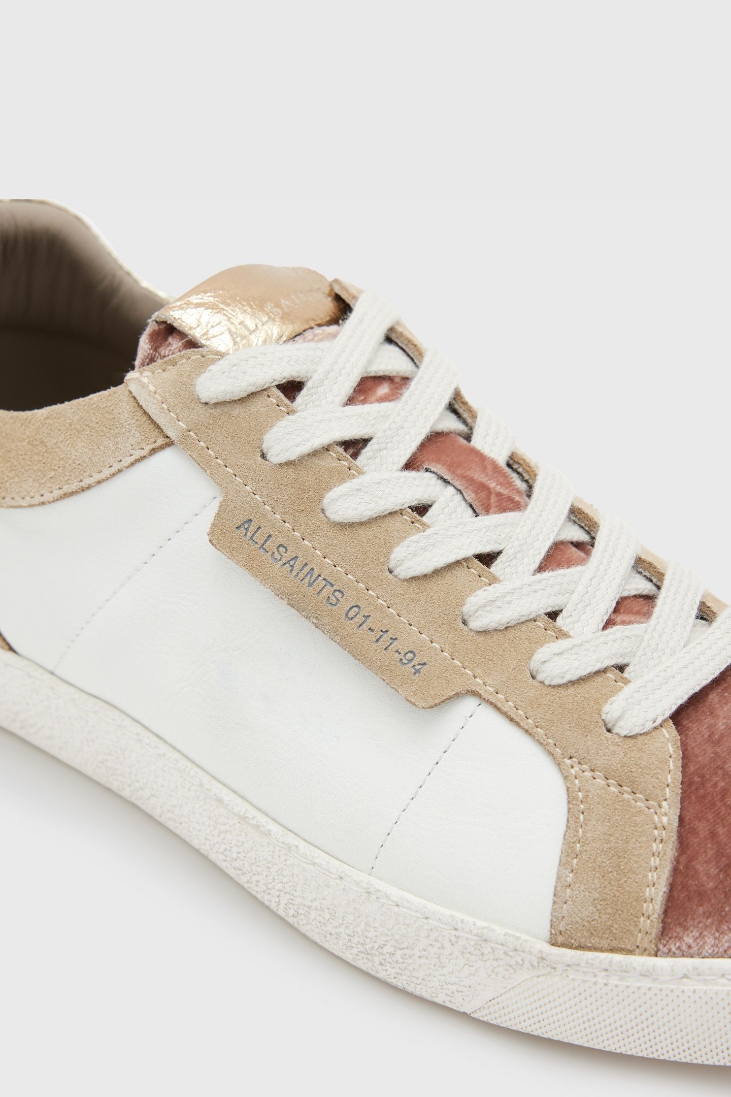 SHEER SNEAKER CHALK WHITE/PINK 2