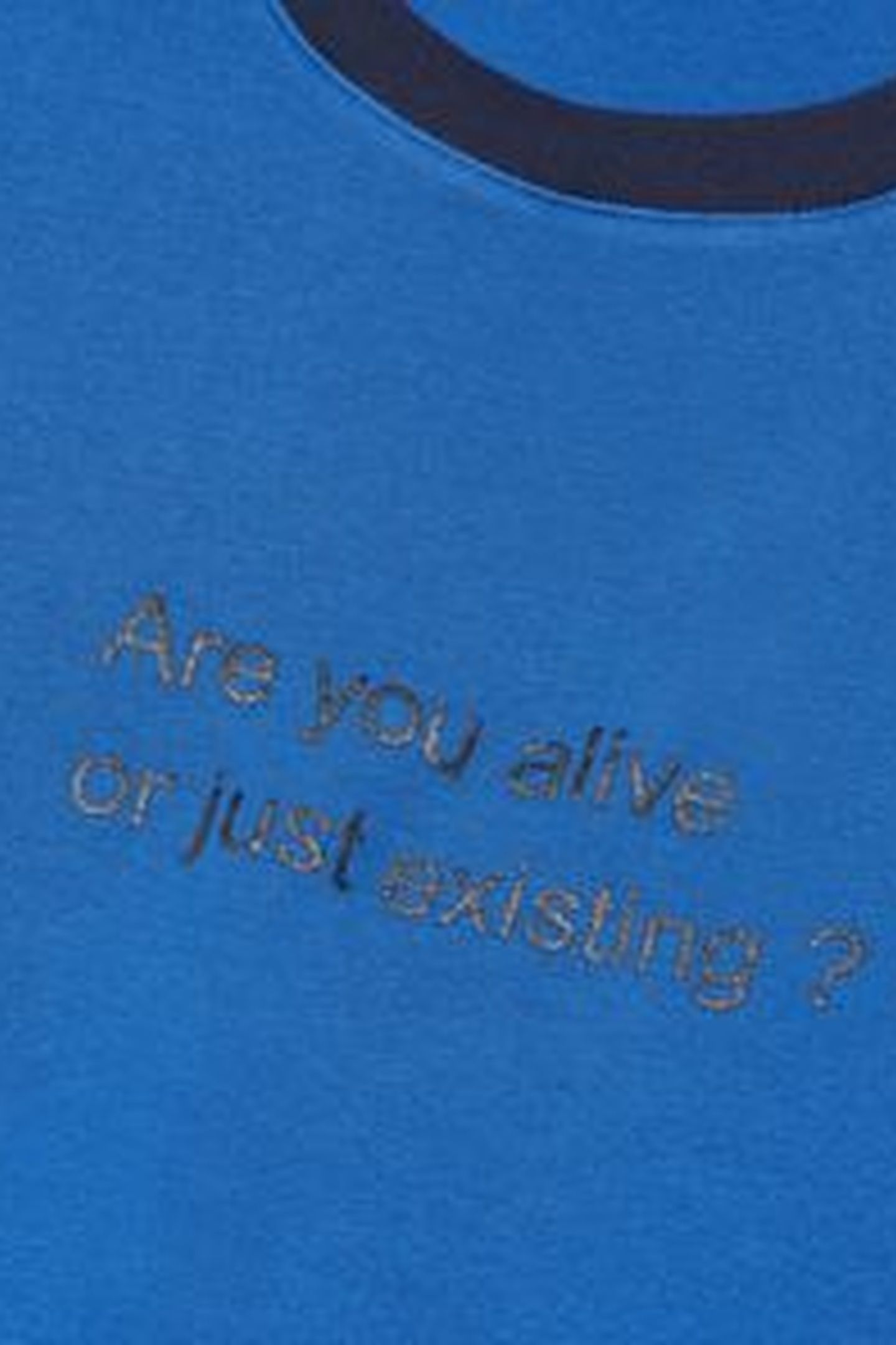 SHORT-SLEEVED T-SHIRT WITH PRINT ON THE FRONT BLUE BRUT 7