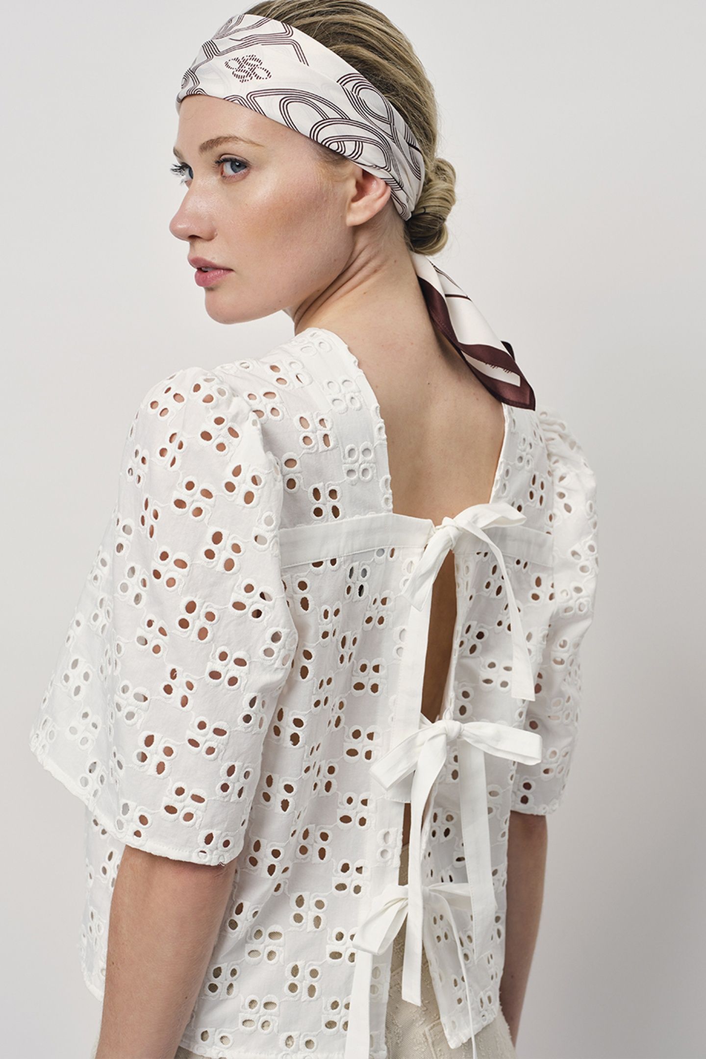 MALVA BRODERIE ANGLAISE TOP OPTIC WHITE 5