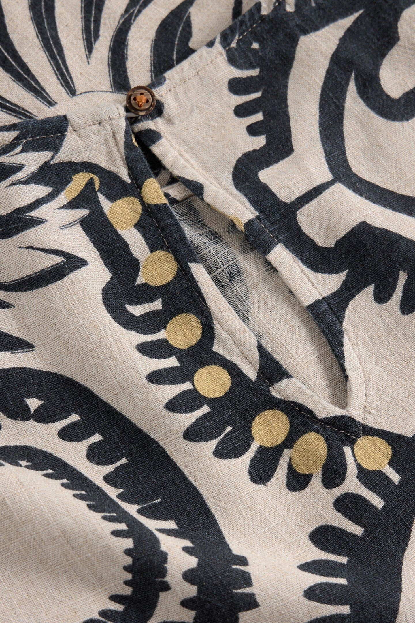 BECCA BIAS CUT DRESS NATURAL PRINT 6