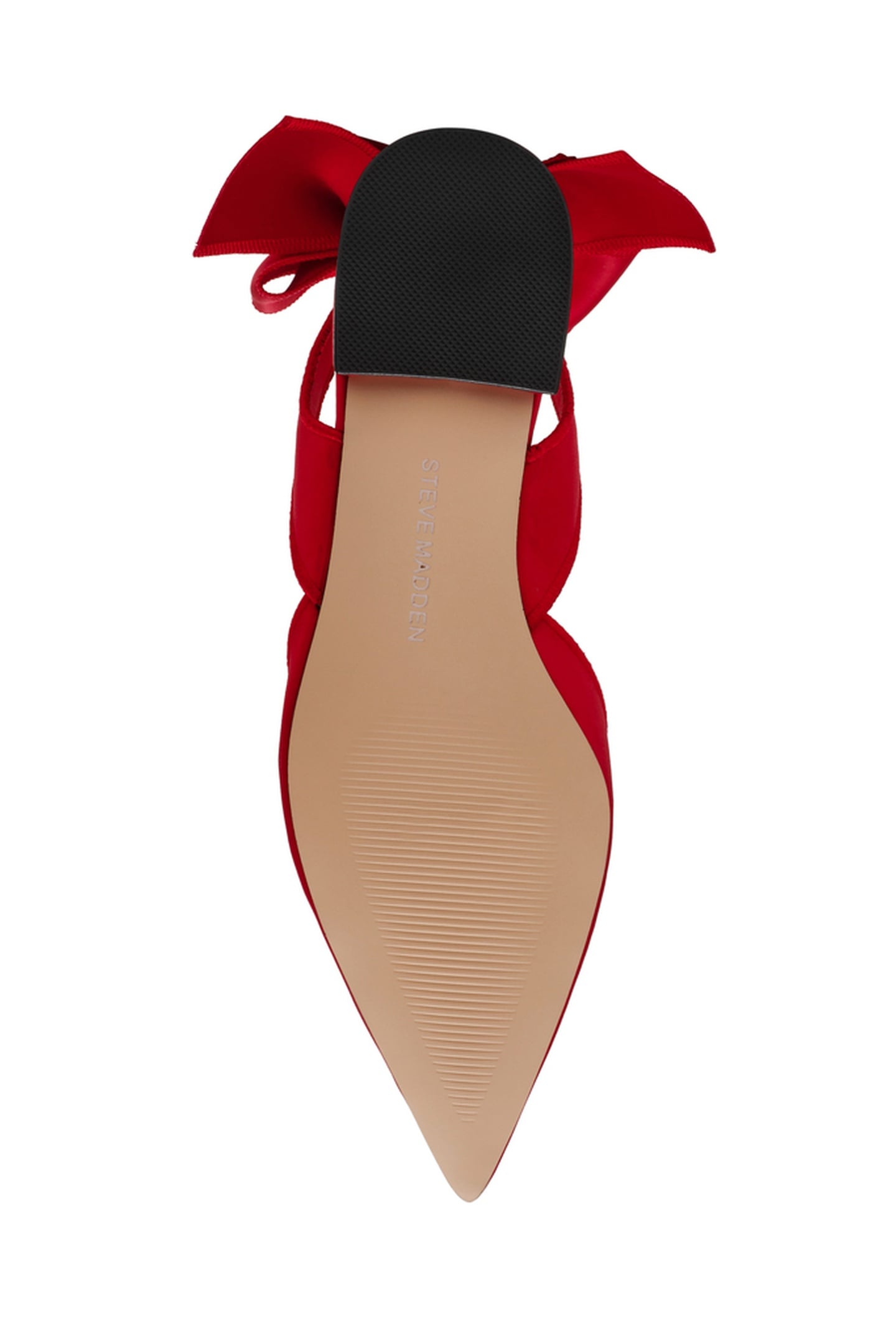SYNTHIA FLAT SHOES RED SATIN 6