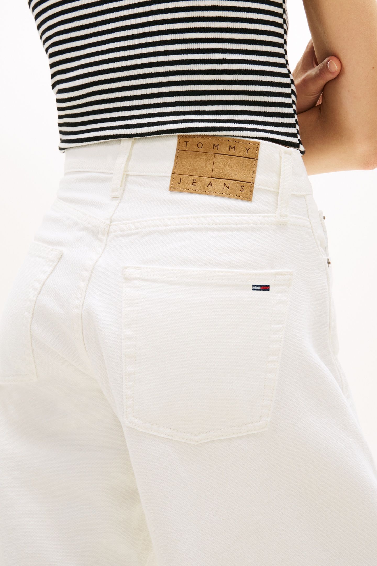 ELLA MID BARREL DENIM WHITE 6