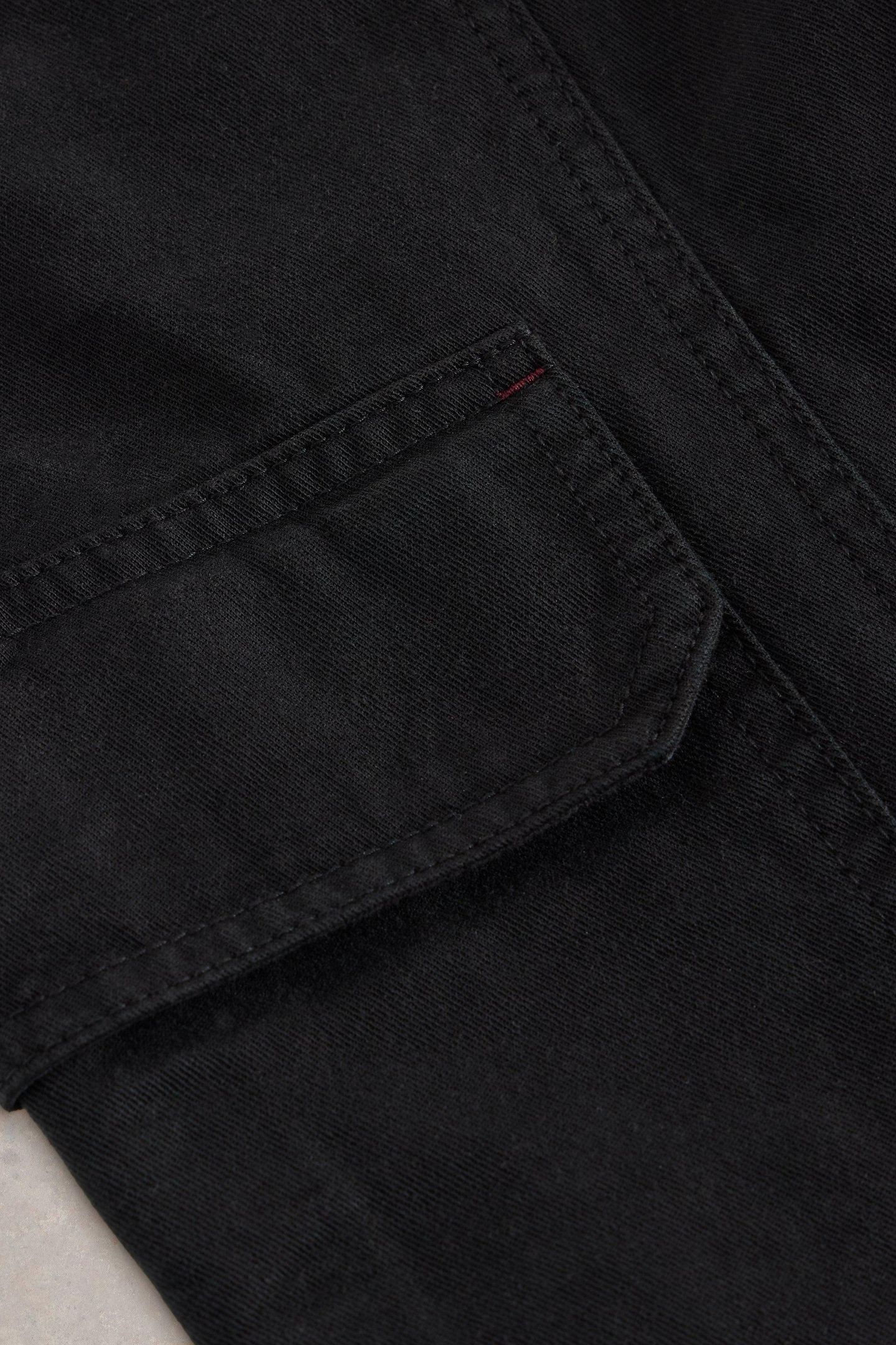 CLOVER CARGO TROUSER PURE BLACK 5