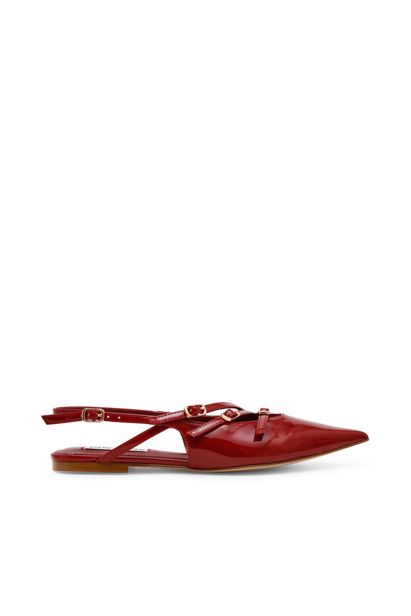 CIANNA FLAT SHOES WINE PATENT 1