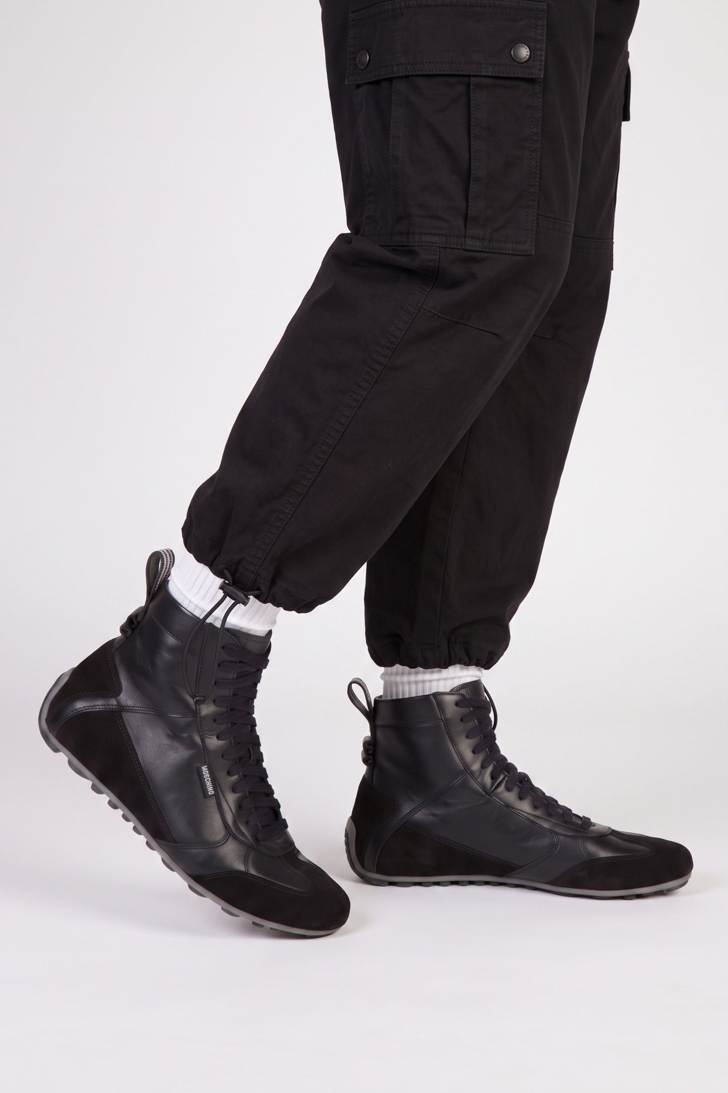 CALFSKIN SNEAKERS BLACK 3