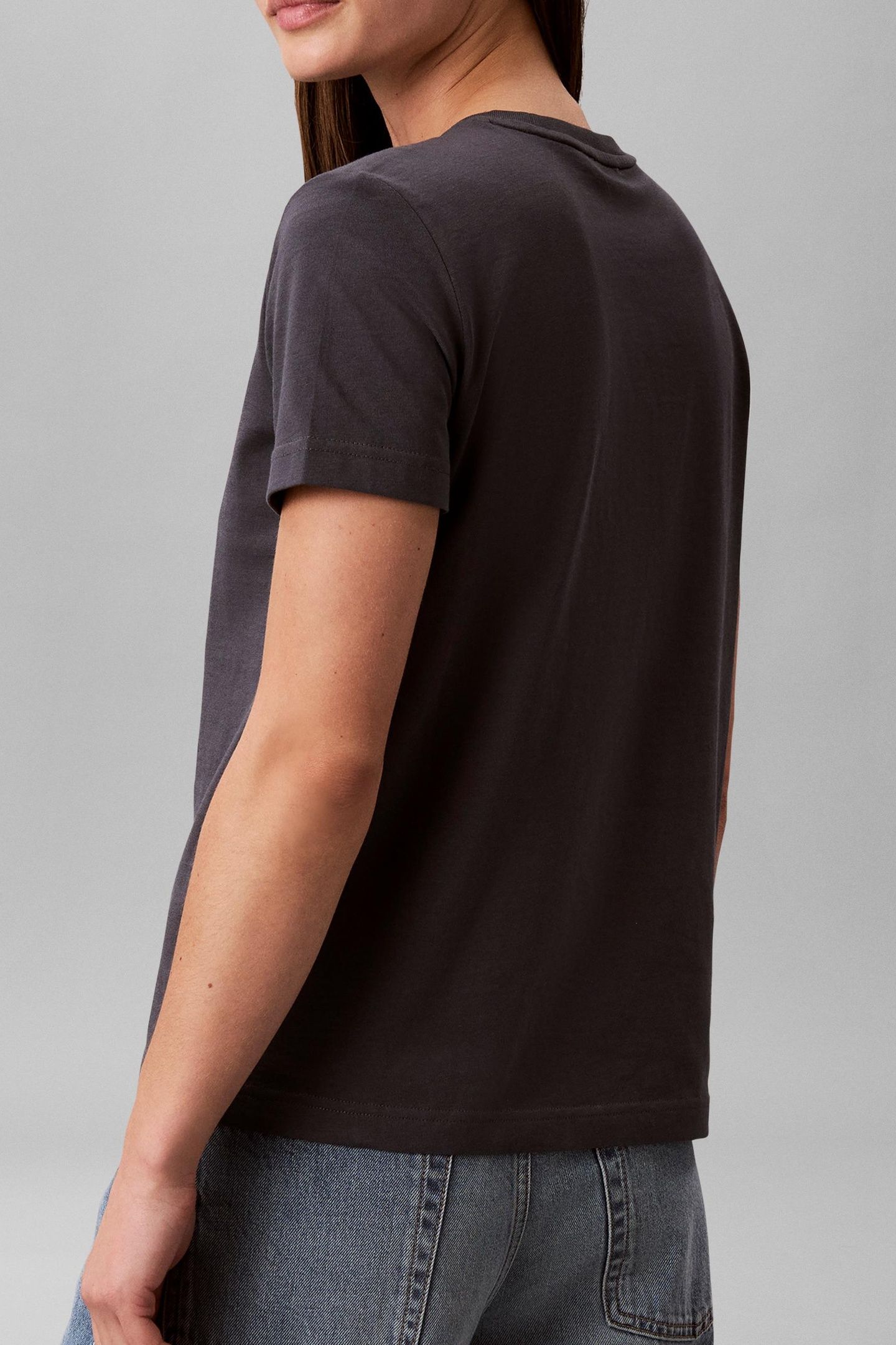SHORT SLEEVE MONOGRAM CREW TEE EBONY 3