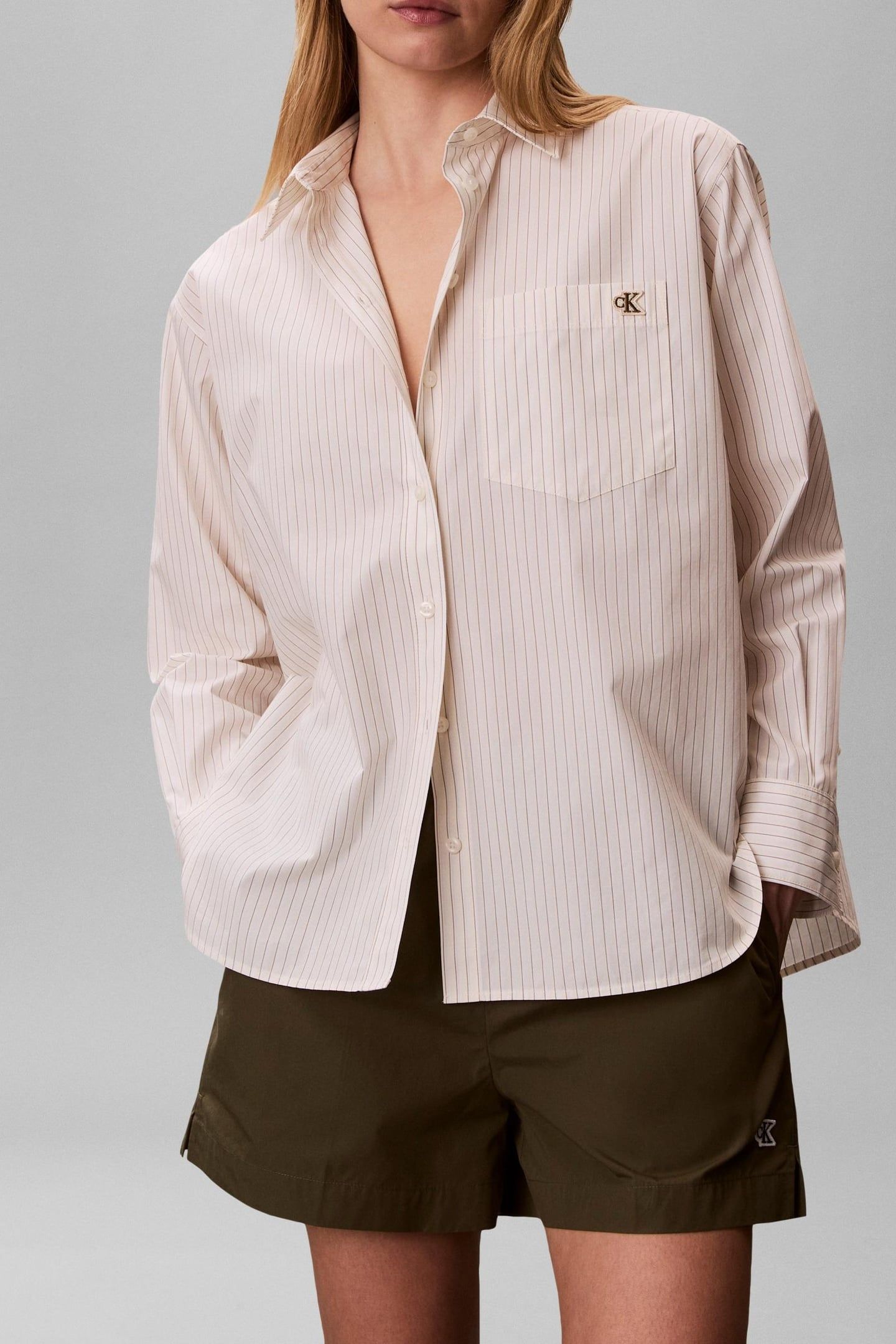 YARN-DYED COTTON POPLIN SHIRT CALICOIPE 1