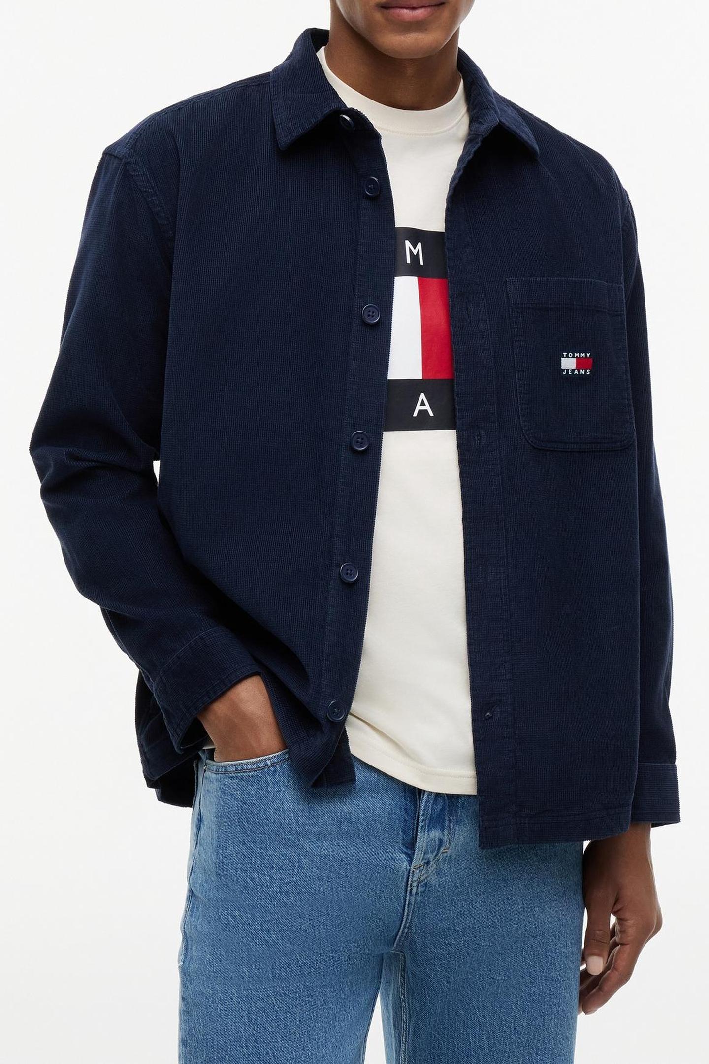 BRICK CORD OVERSHIRT DARK NIGHT NAVY 1