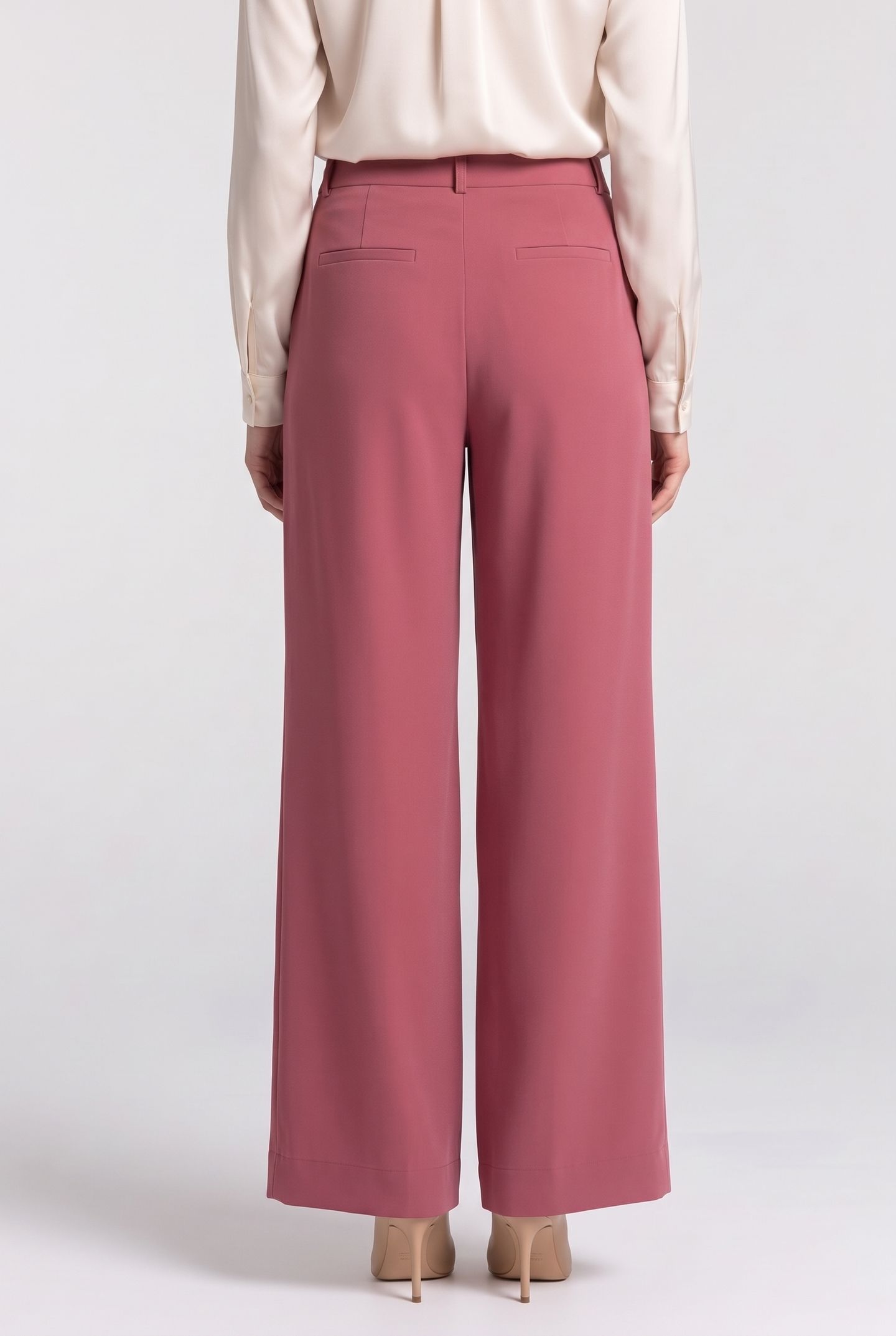 LEXIE BONDED TROUSERS VINTAGE BERRY 2