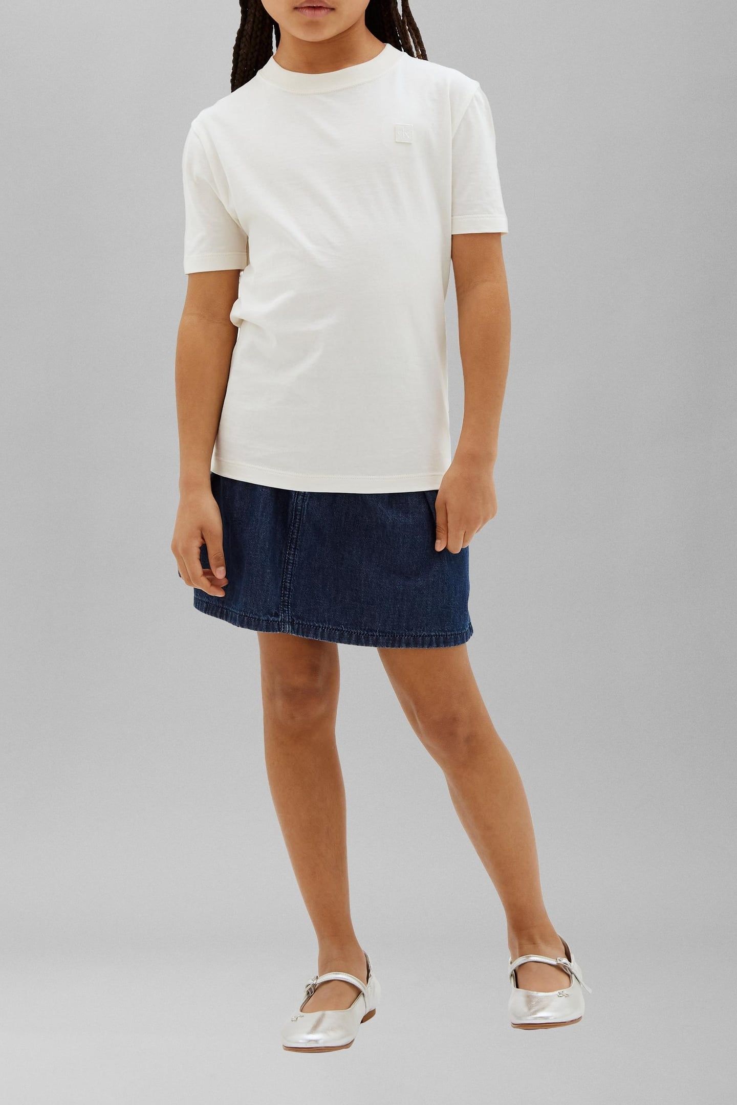 UNISEX MINI BADGE REGULAR T-SHIRT TOFU 2