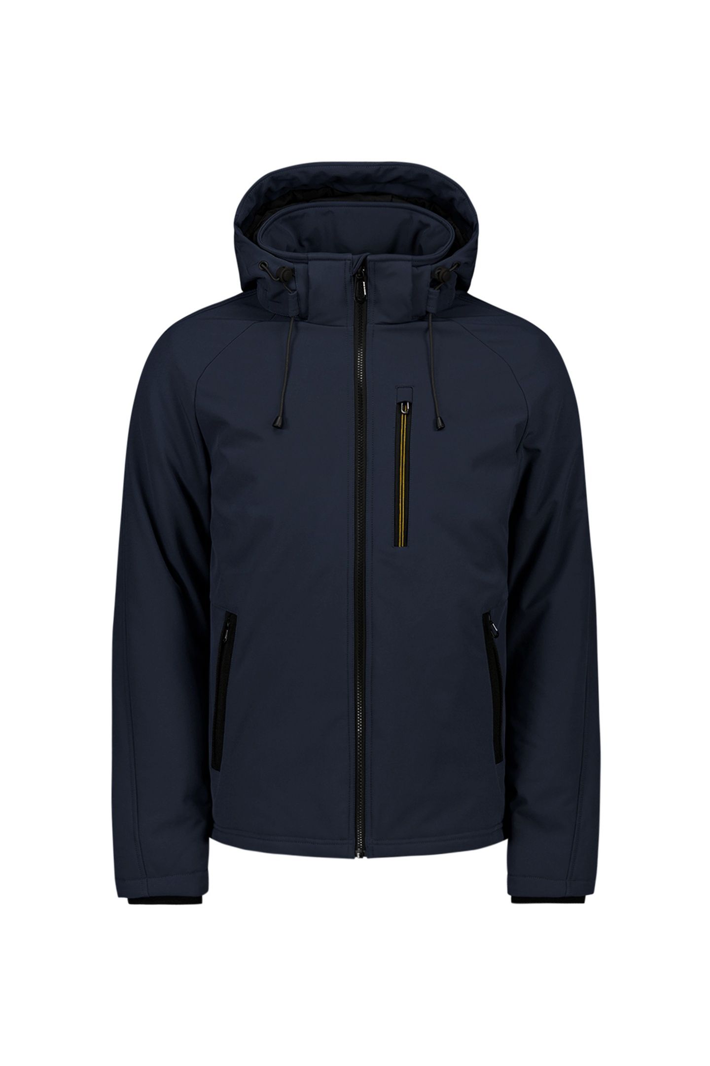 JACKET SHORT FIT HOODED SOFTSHELL STRETCH NIGHT 5