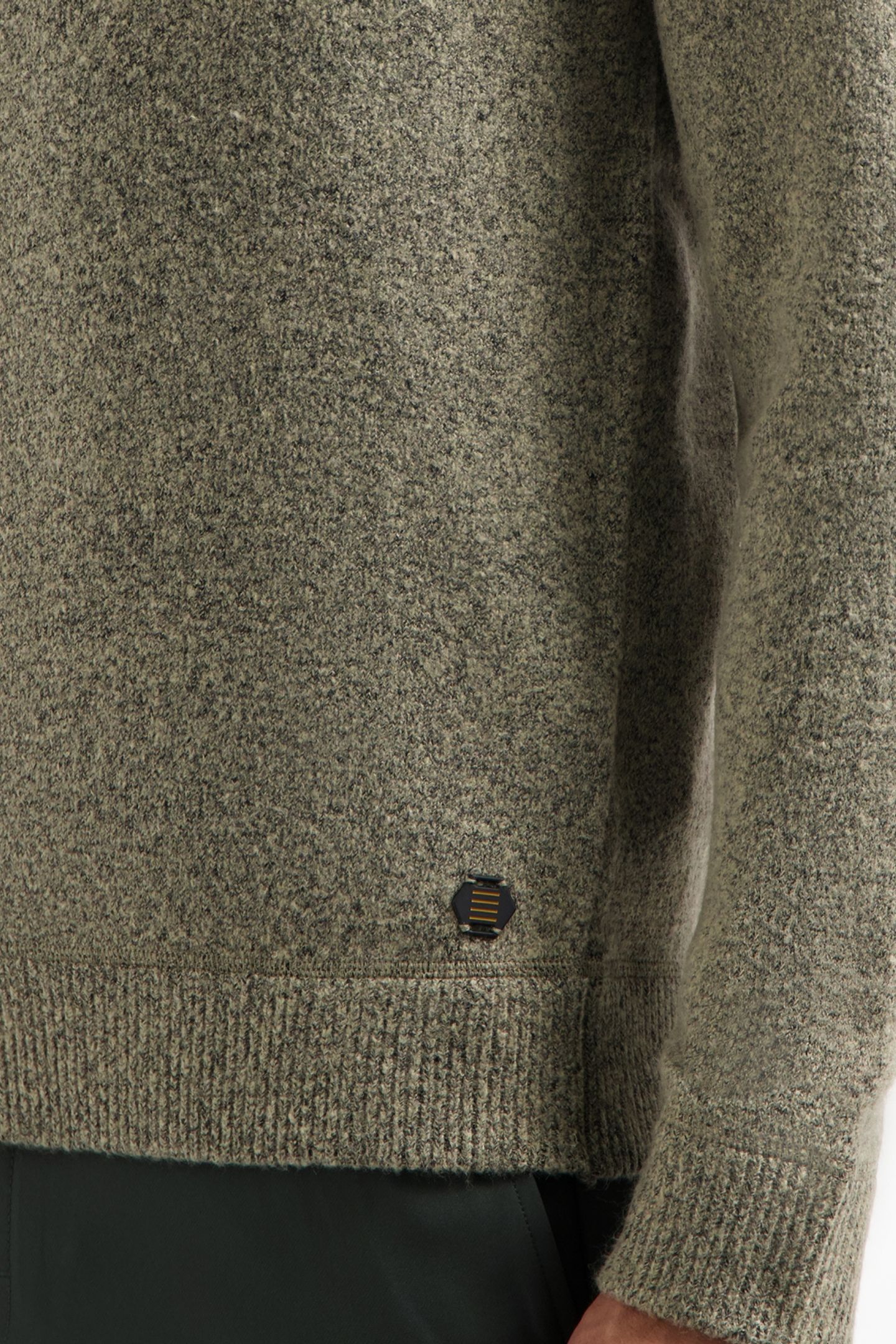 PULLOVER CREWNECK SOFT WOOL BLEND SAND 7