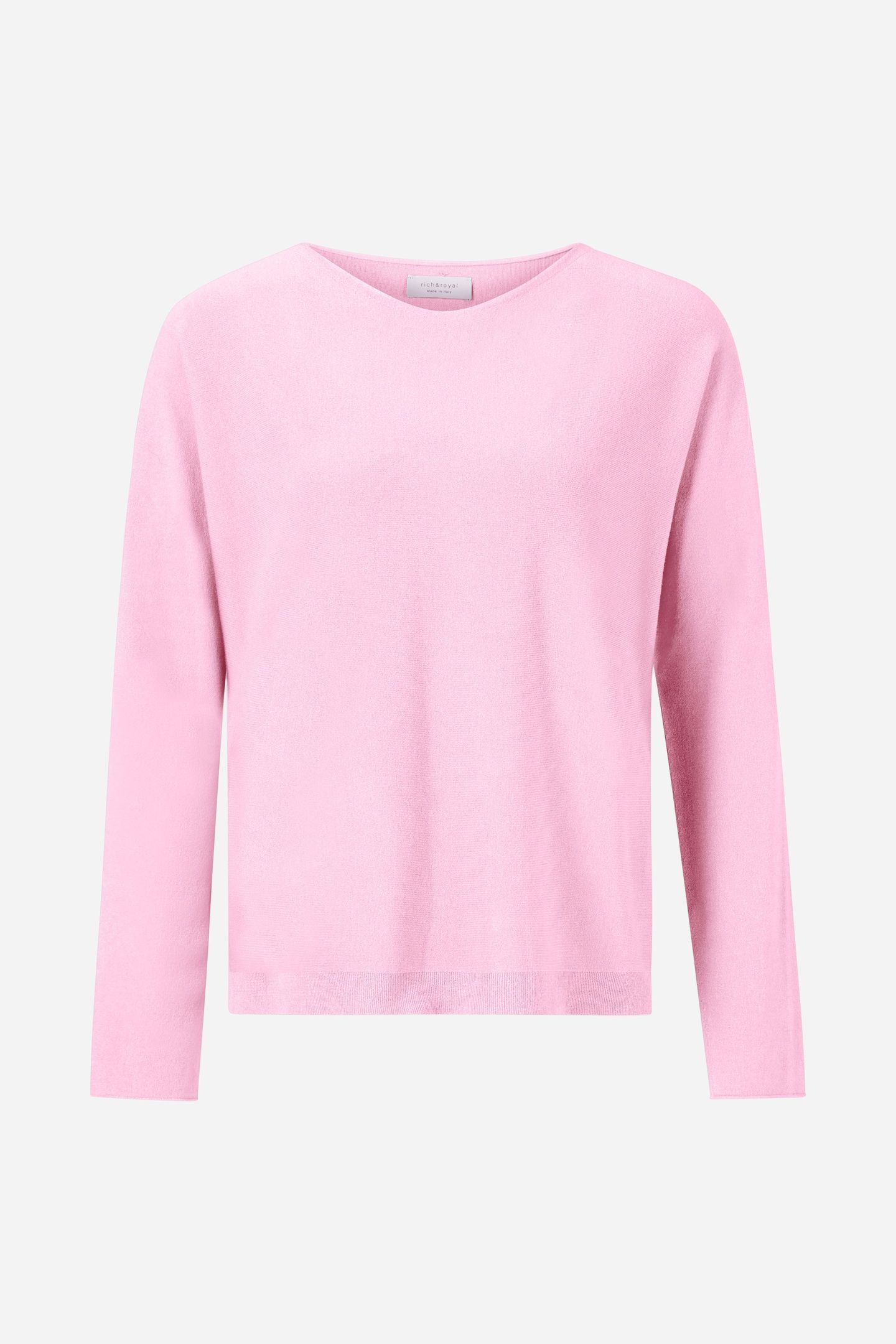 BOAT NECK SEAMLESS STRAWBERRY CREAM 5