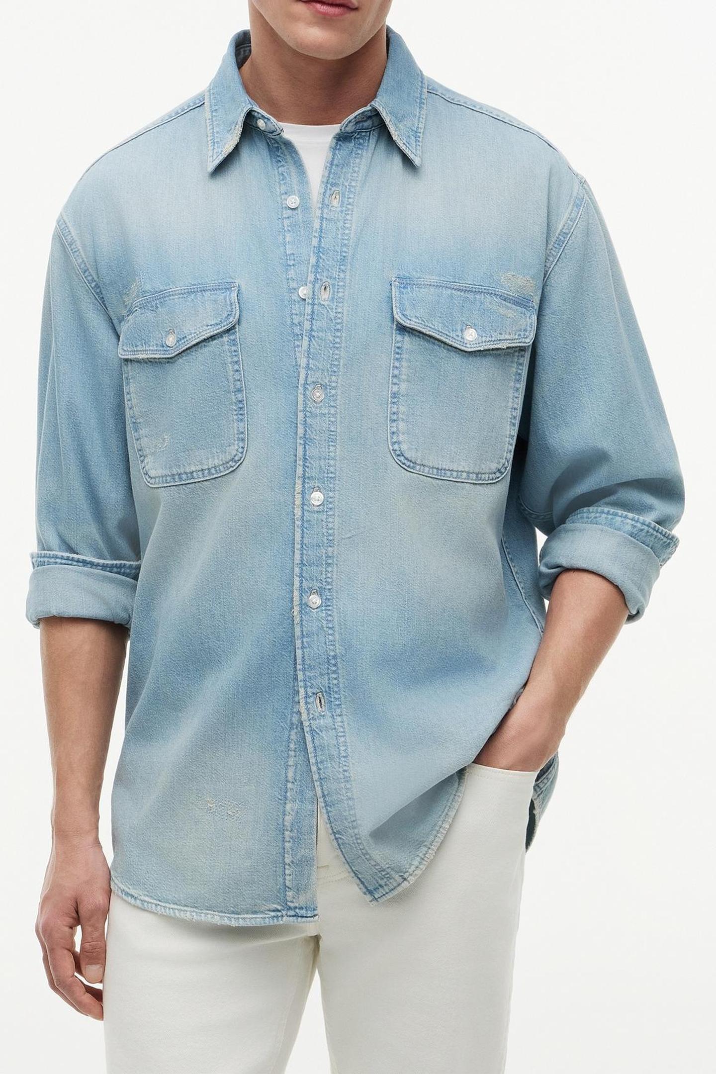 RELAXED SHIRT DUNE DUNE INDIGO 2