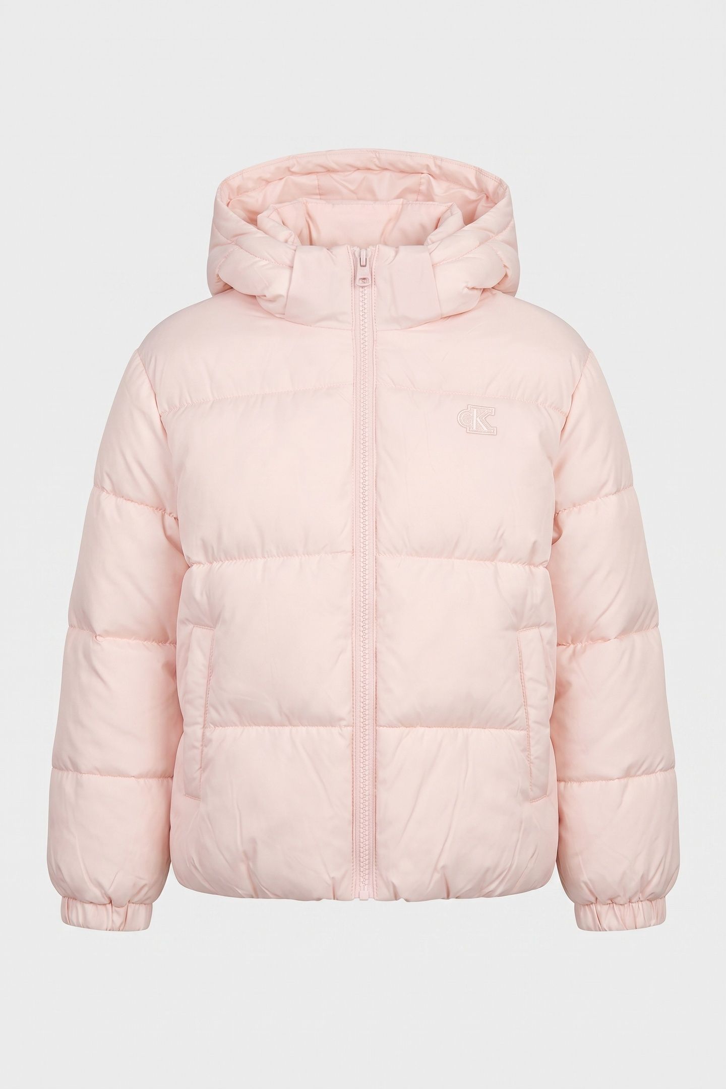 GIRLS MINI ME SHORT HOODED PARKA MANGANO CALCITE 2