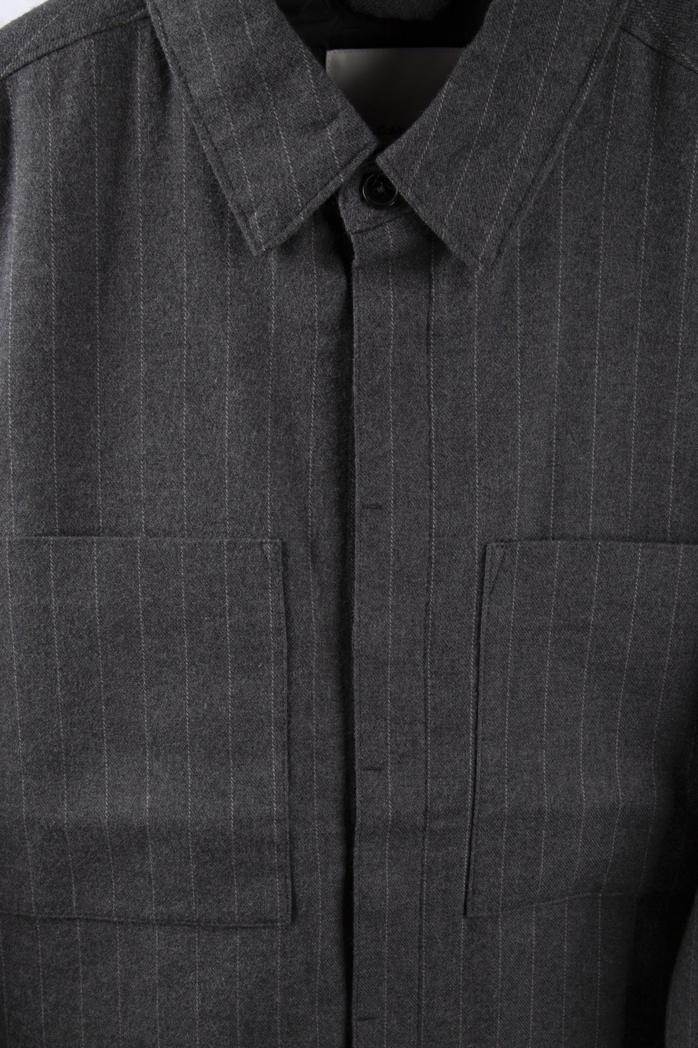 LS TWILL FILLED JACKET CHARCOAL HEATHER 4
