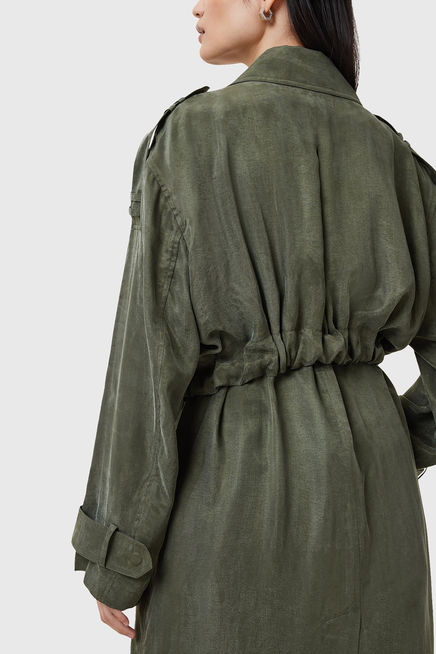 LINNIE TRENCH GRAPE LEAF GREEN 6